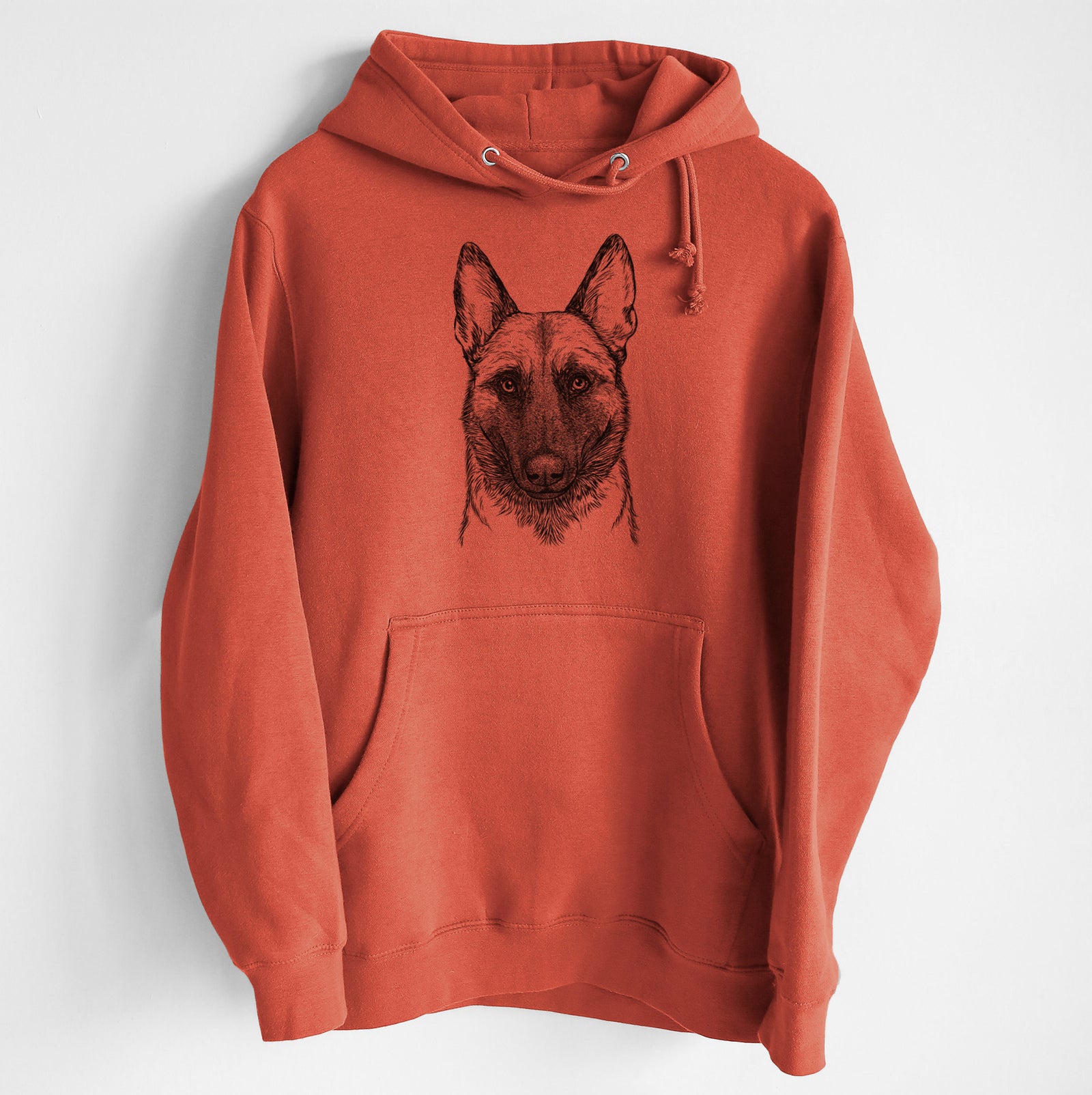 Gunther the Belgian Malinois- Heavyweight Fleece Hoodie