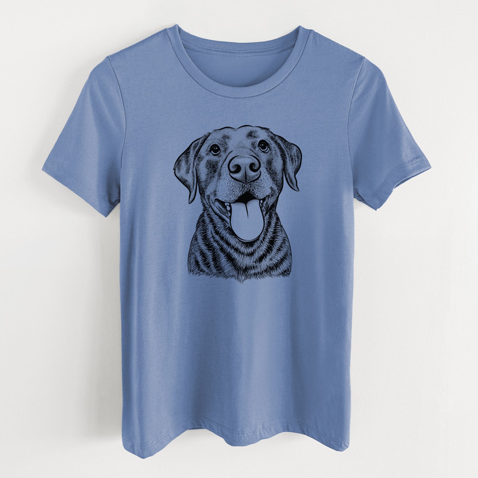 Bare Gwen the Labrador Retriever - Women's Lightweight Relaxed Fit 100% Cotton Crewneck