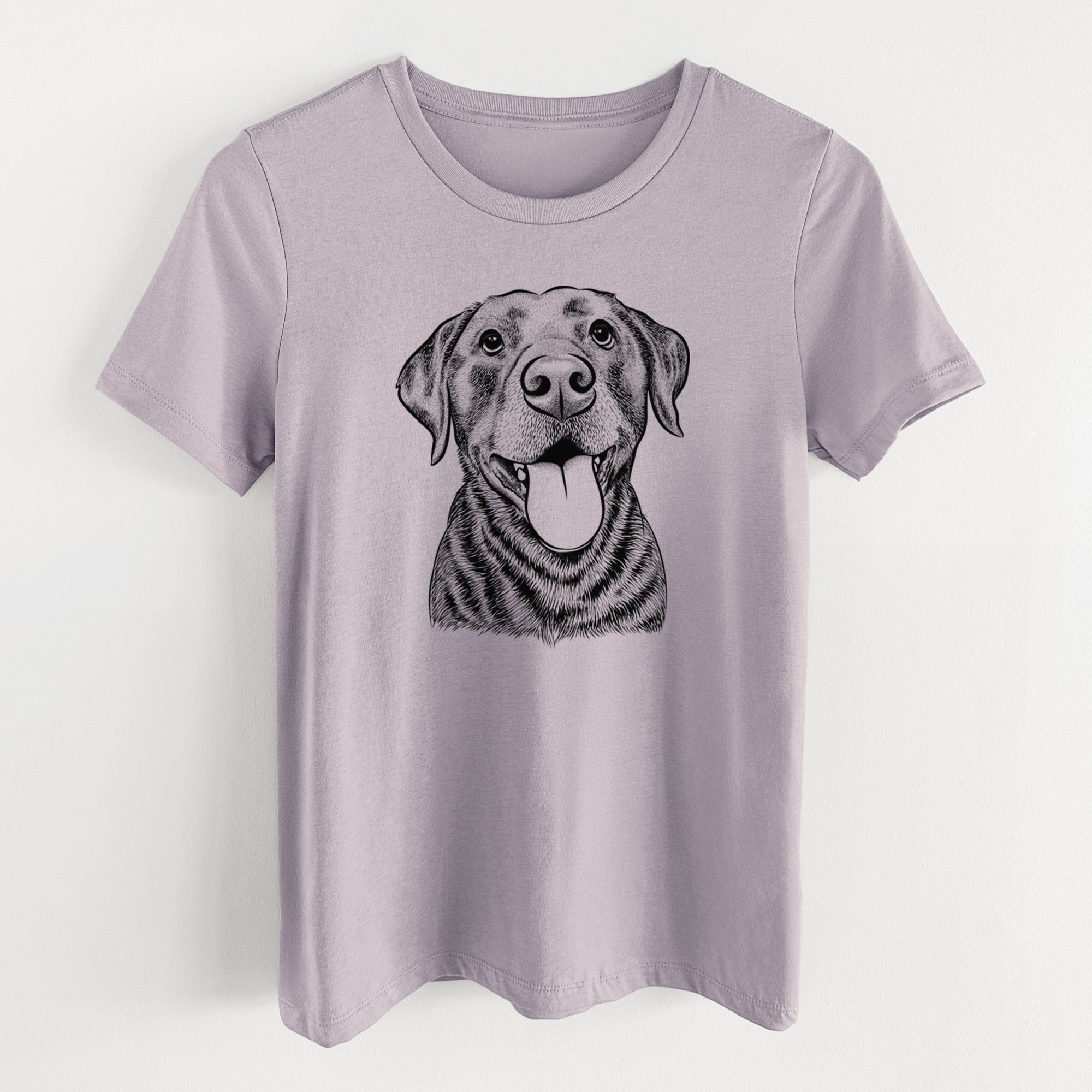 Bare Gwen the Labrador Retriever - Women's Lightweight Relaxed Fit 100% Cotton Crewneck