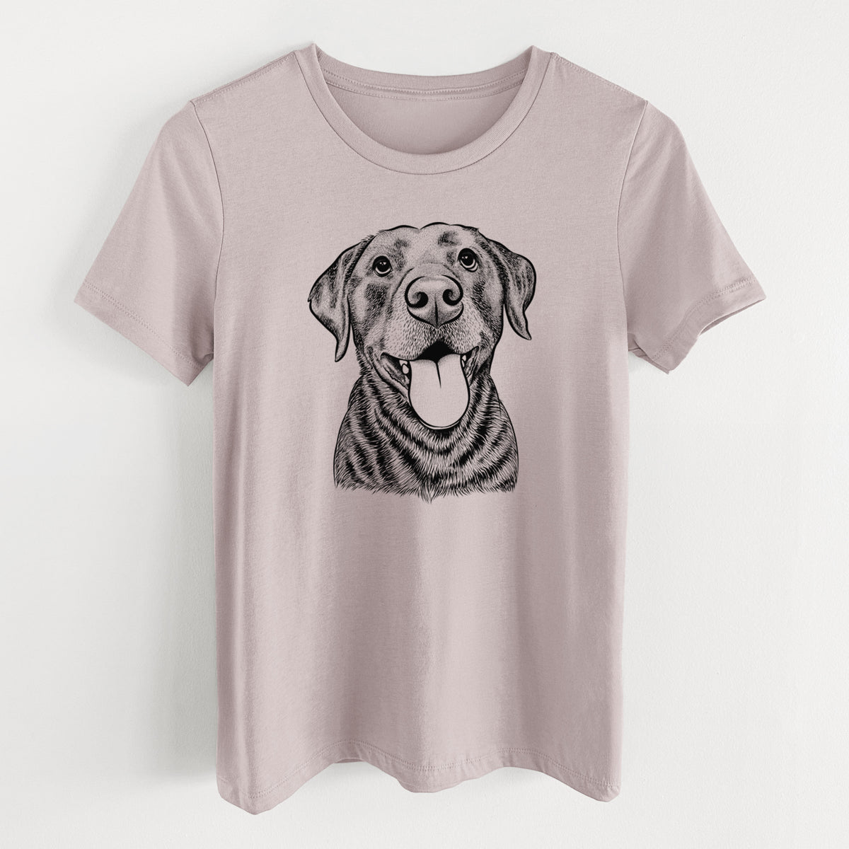 Bare Gwen the Labrador Retriever - Women's Lightweight Relaxed Fit 100% Cotton Crewneck