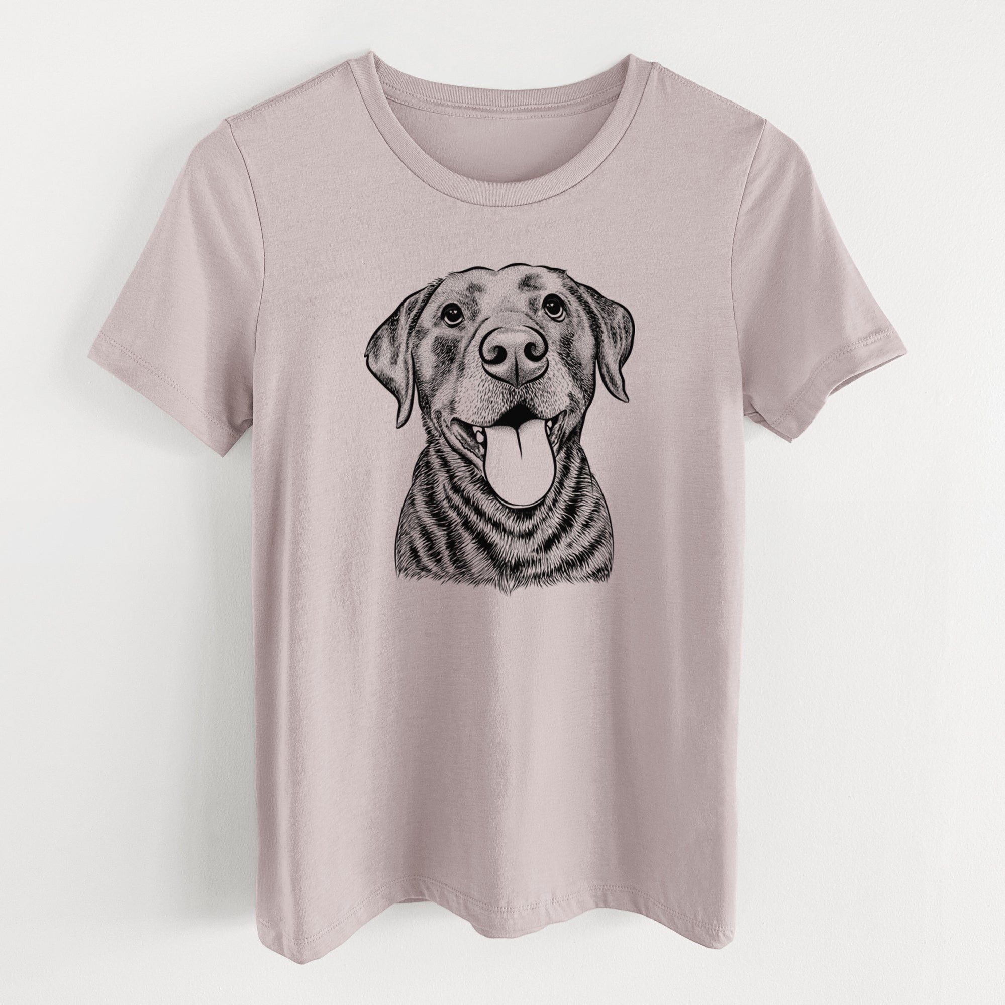Bare Gwen the Labrador Retriever - Women's Lightweight Relaxed Fit 100% Cotton Crewneck