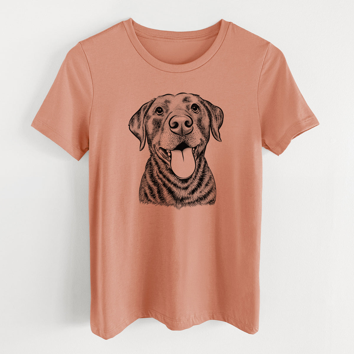 Bare Gwen the Labrador Retriever - Women's Lightweight Relaxed Fit 100% Cotton Crewneck