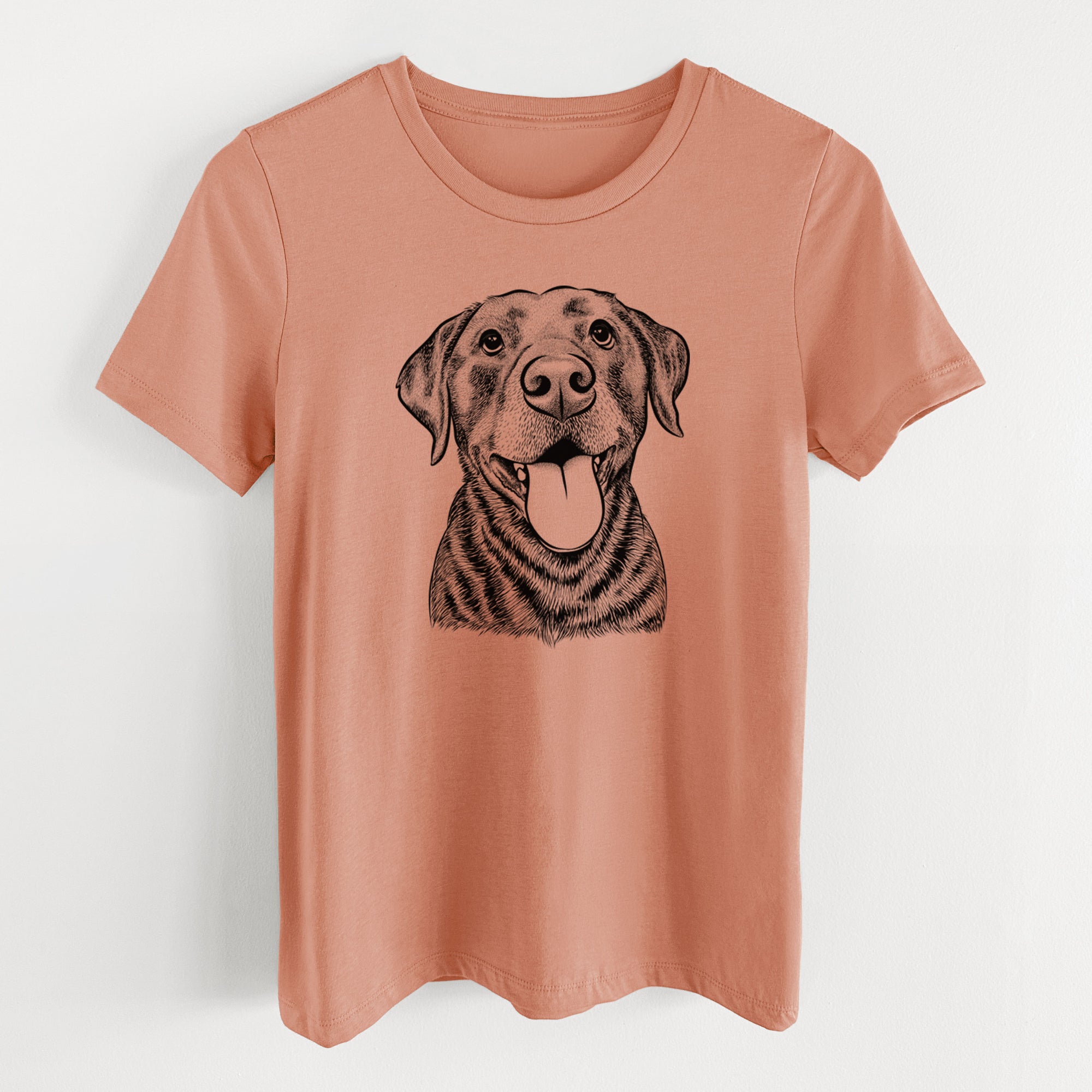 Bare Gwen the Labrador Retriever - Women's Lightweight Relaxed Fit 100% Cotton Crewneck