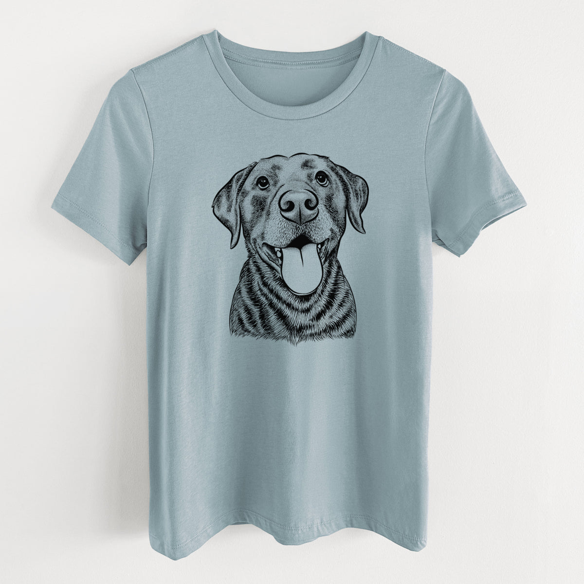 Bare Gwen the Labrador Retriever - Women's Lightweight Relaxed Fit 100% Cotton Crewneck