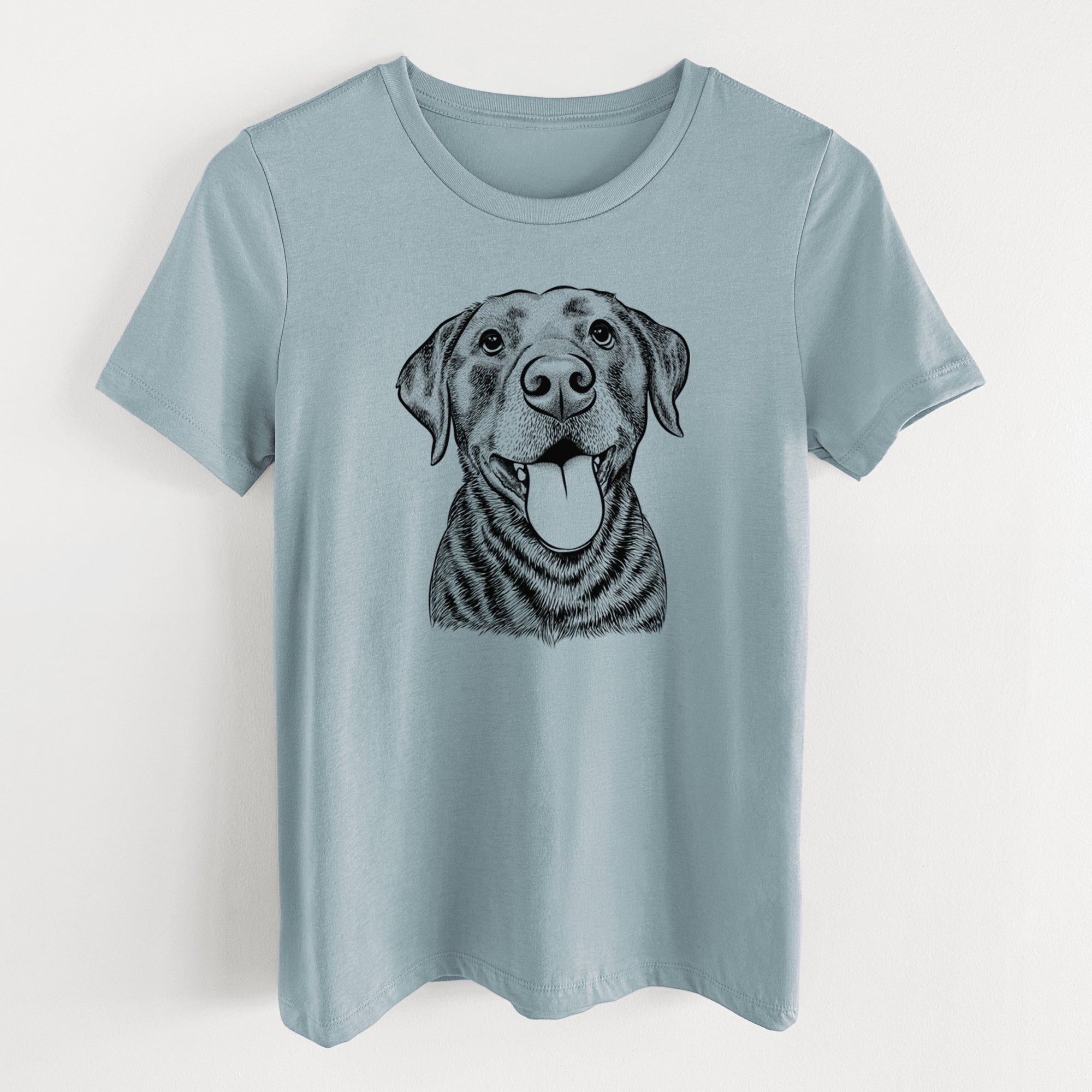 Bare Gwen the Labrador Retriever - Women's Lightweight Relaxed Fit 100% Cotton Crewneck