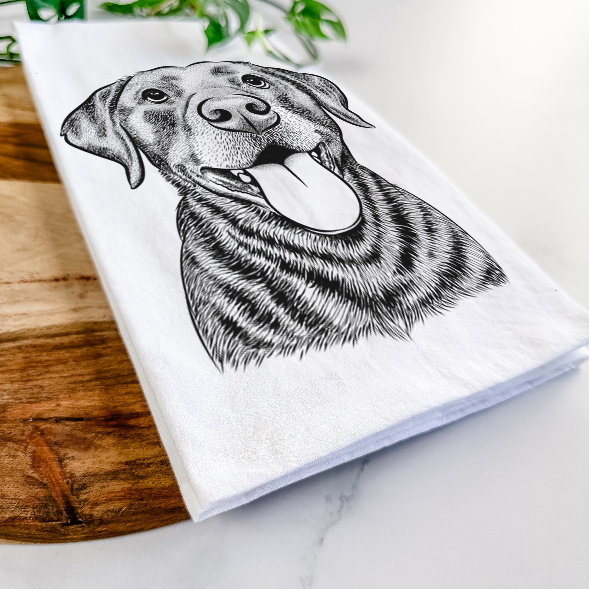 Gwen the Labrador Retriever Tea Towel