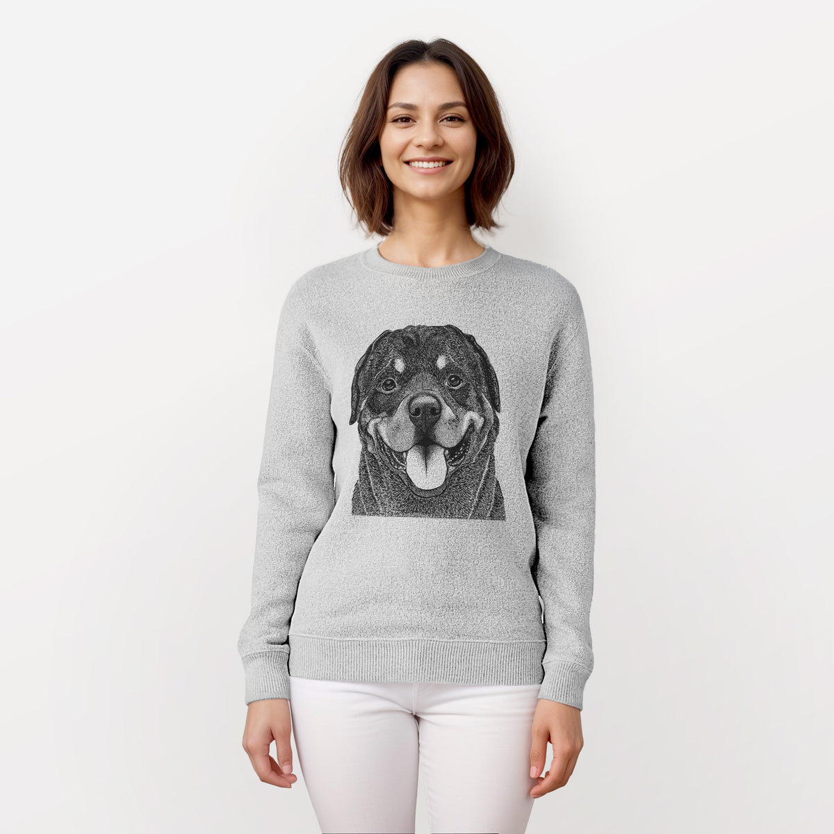 Hagan the Rottweiler - Knit Sweatshirt