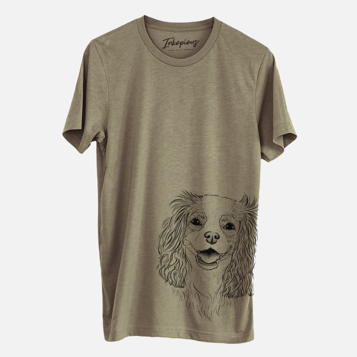 Bare Halley Comet the Cavalier King Charles Spaniel - Unisex Crewneck