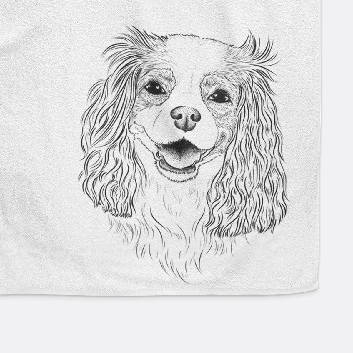 Halley Comet the Cavalier King Charles Spaniel Premium Hand Towel