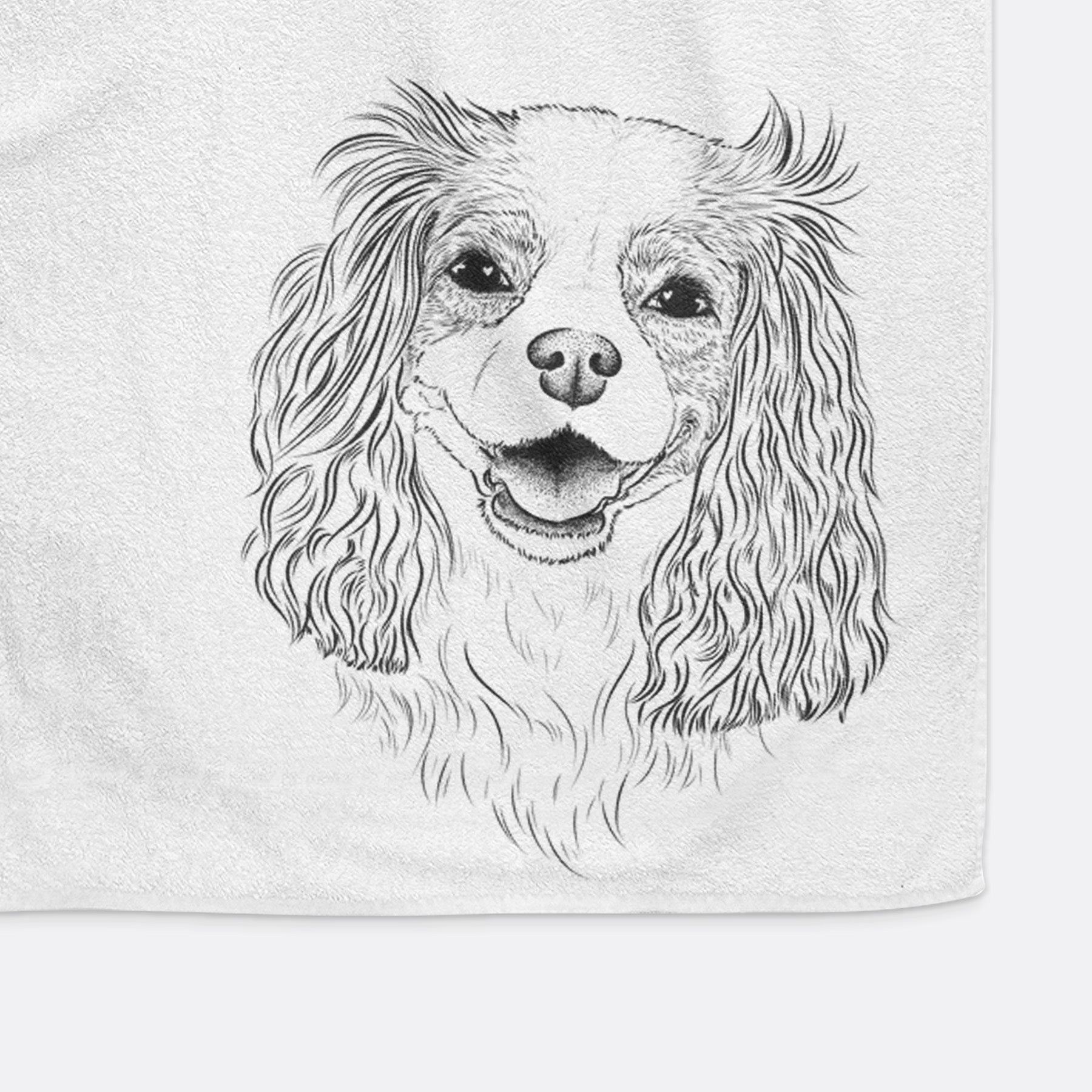 Halley Comet the Cavalier King Charles Spaniel Premium Hand Towel