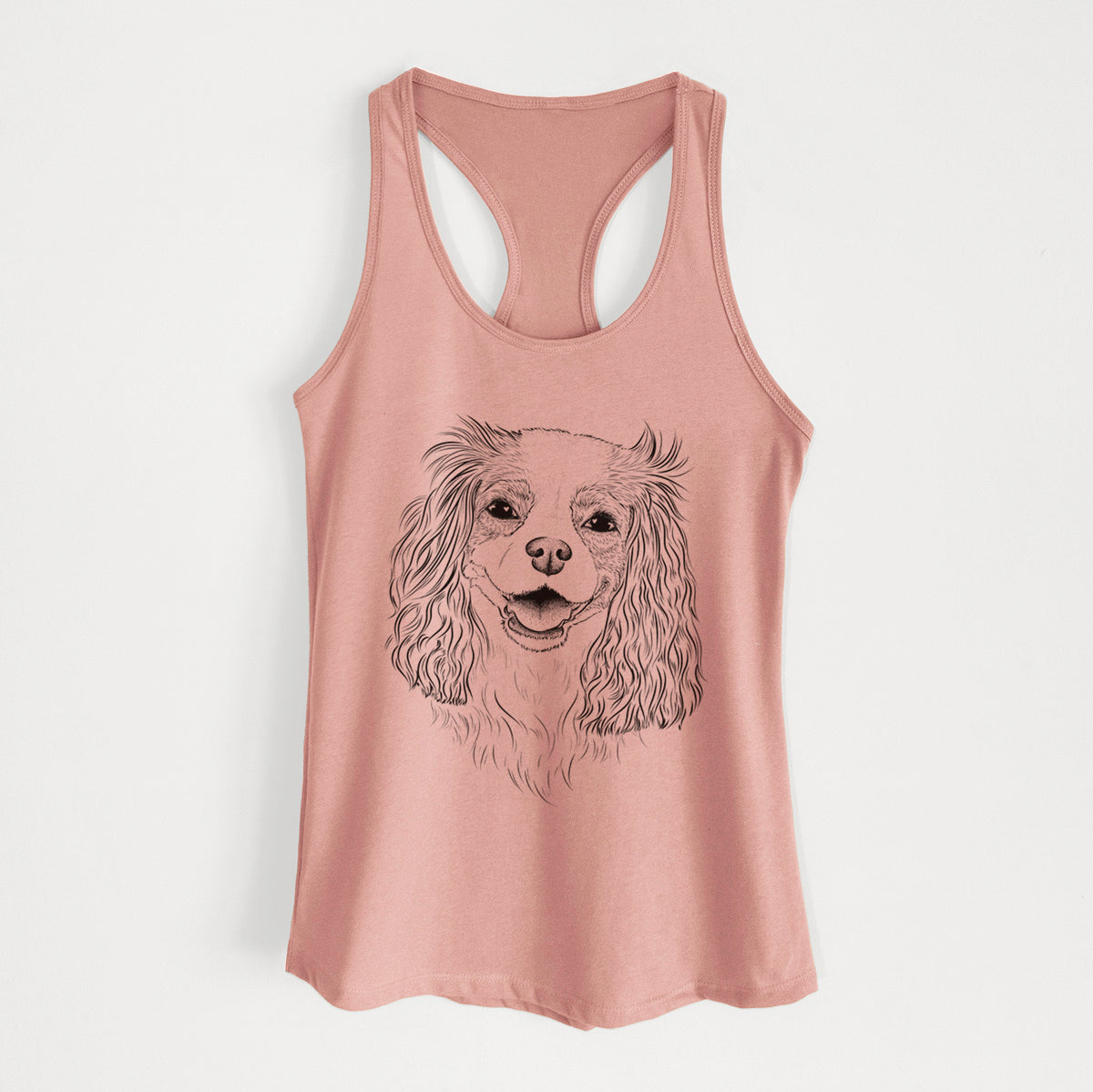 Halley Comet the Cavalier King Charles Spaniel - Women's Racerback Tanktop