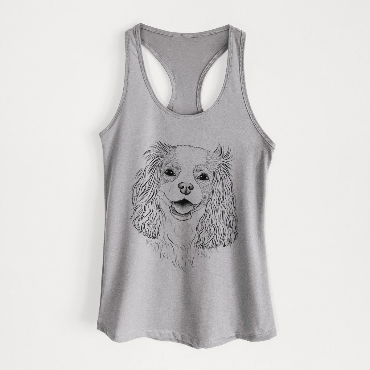 Halley Comet the Cavalier King Charles Spaniel - Women's Racerback Tanktop