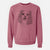 Bare Halley Comet the Cavalier King Charles Spaniel - Unisex Pigment Dyed Crew Sweatshirt