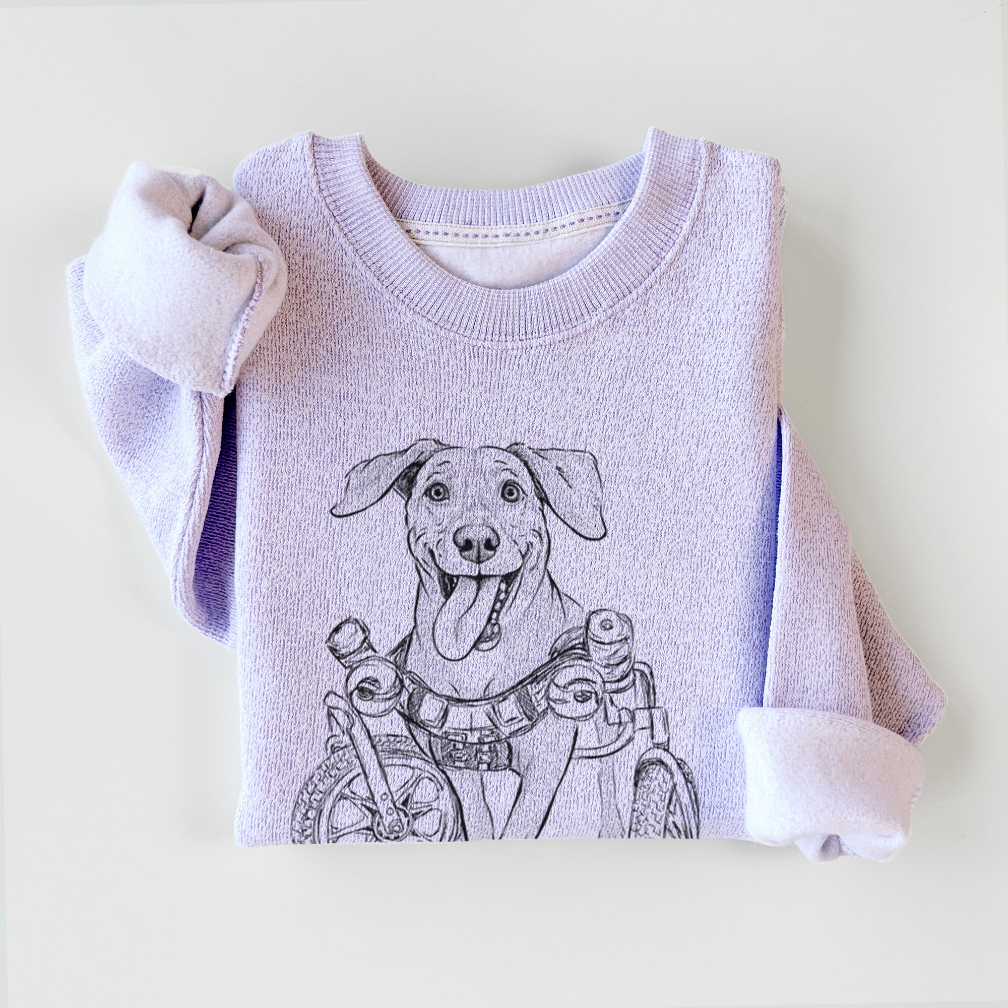 Hannah the Pitbull Mix - Knit Sweatshirt