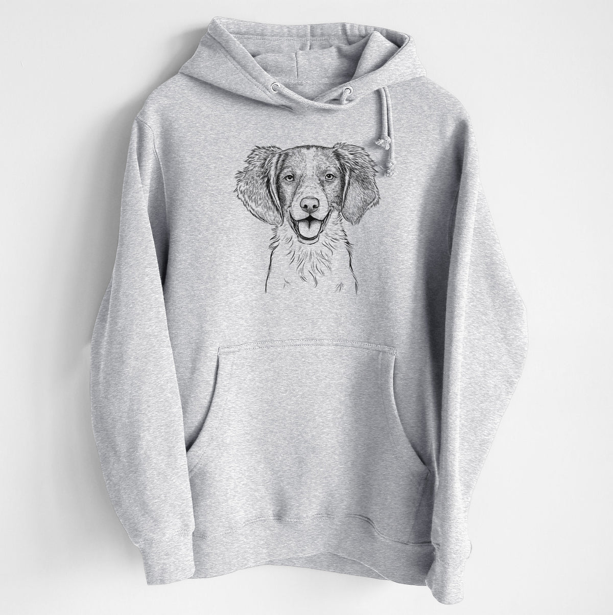 Happy Holly the Brittany Spaniel- Heavyweight Fleece Hoodie