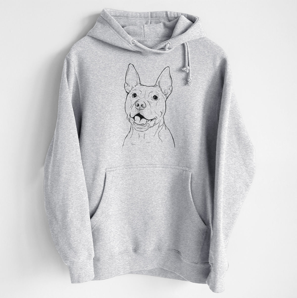 Harley the Pitbull- Heavyweight Fleece Hoodie