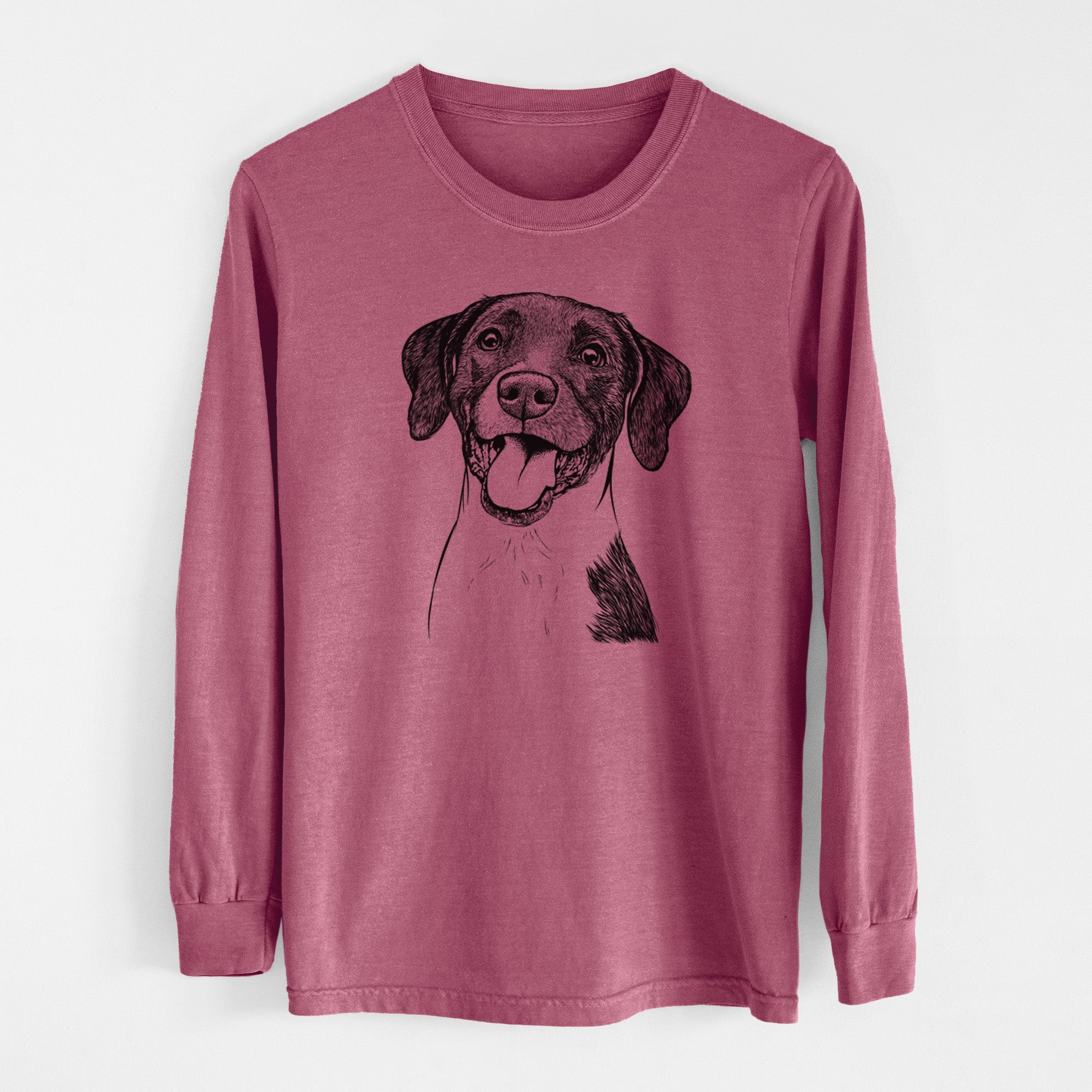 Bare Harper the Mixed Breed - Men's Heavyweight 100% Cotton Long Sleeve