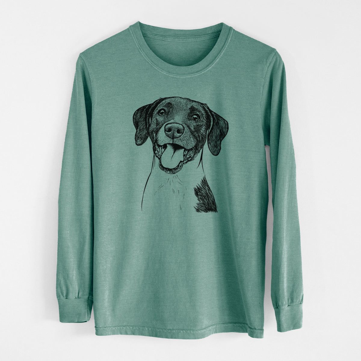 Bare Harper the Mixed Breed - Men's Heavyweight 100% Cotton Long Sleeve