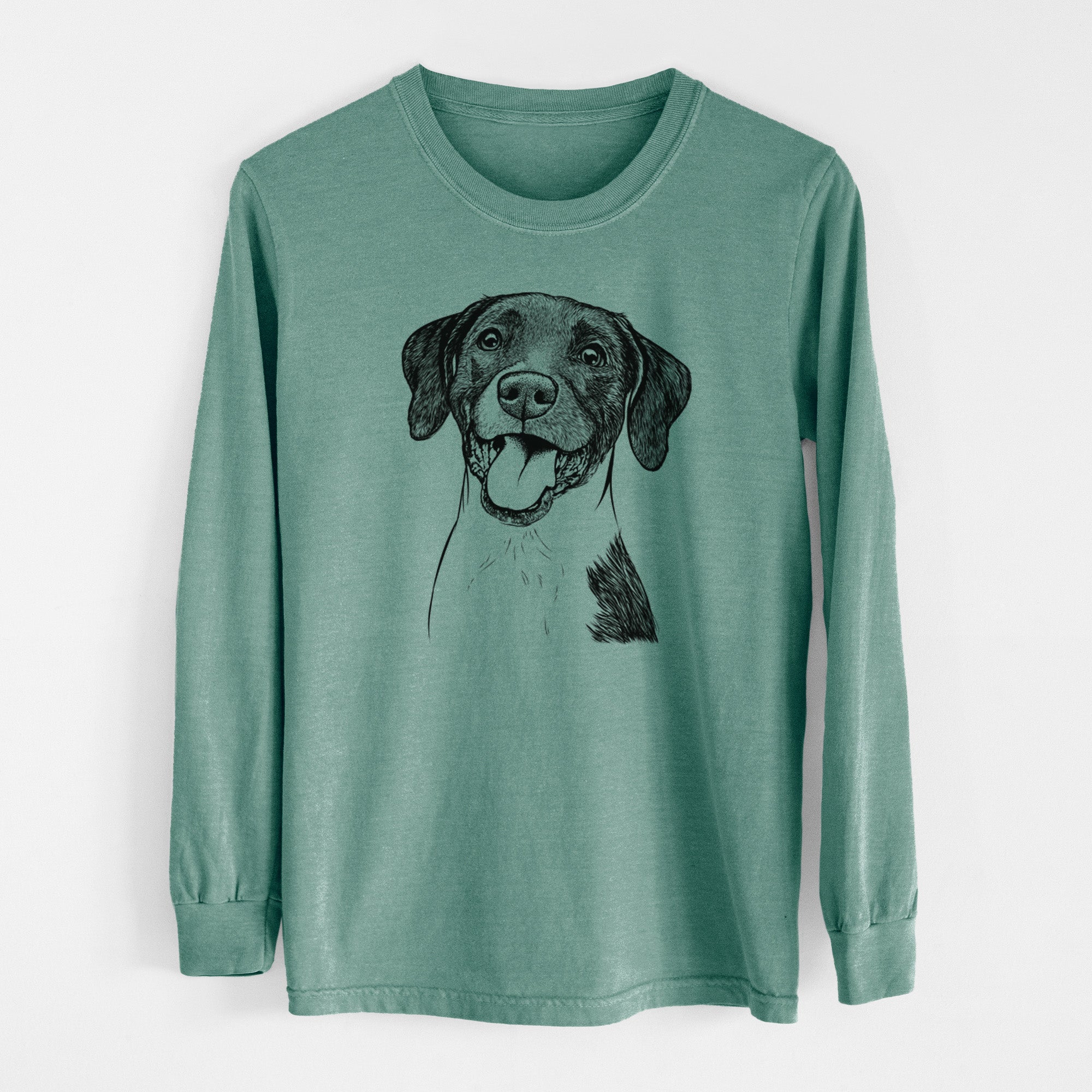 Bare Harper the Mixed Breed - Men's Heavyweight 100% Cotton Long Sleeve