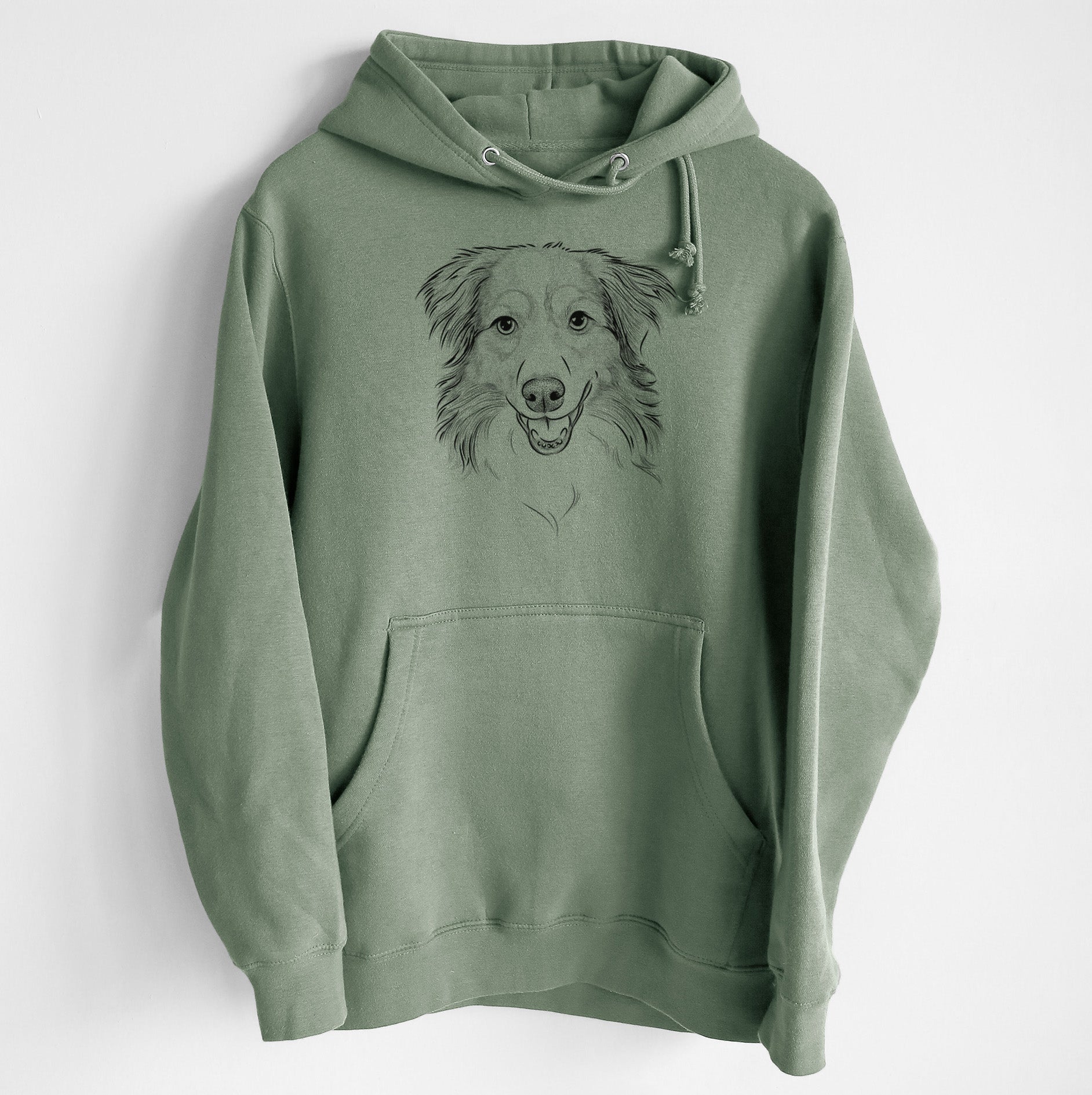 Hattie the Australian Shepherd- Heavyweight Fleece Hoodie