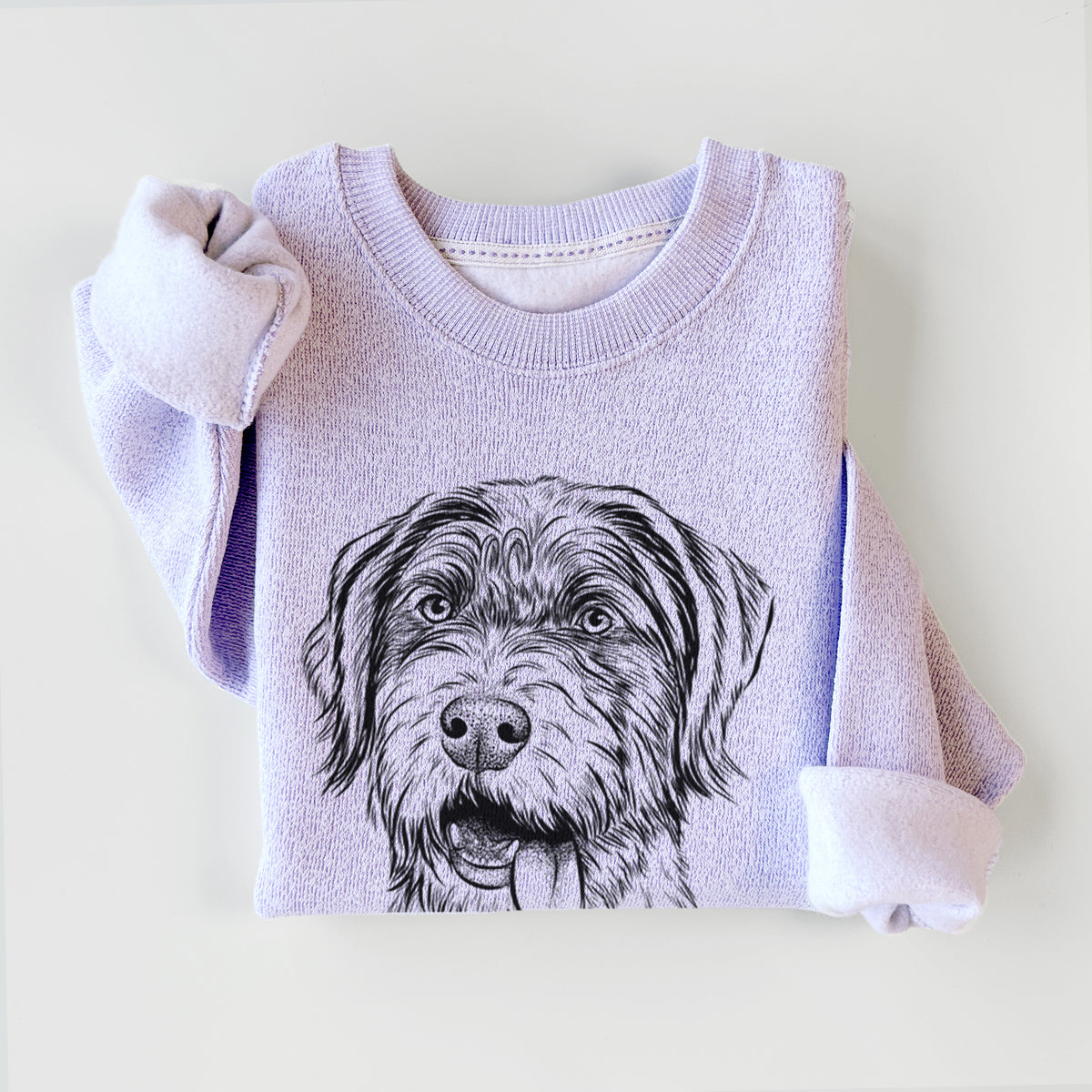Hazel the German Wirehaired Pointer Mix - Knit Sweatshirt
