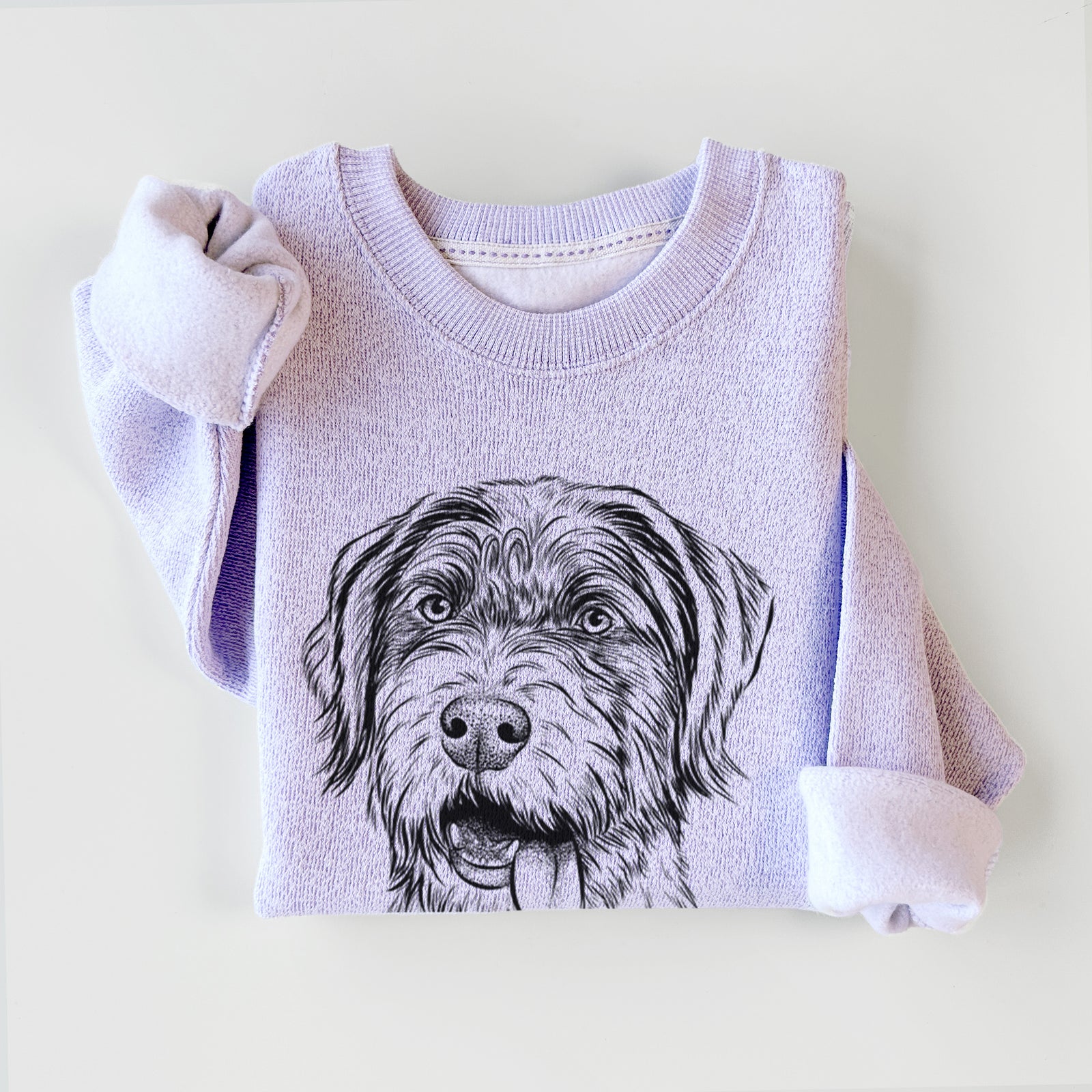 Hazel the German Wirehaired Pointer Mix - Knit Sweatshirt