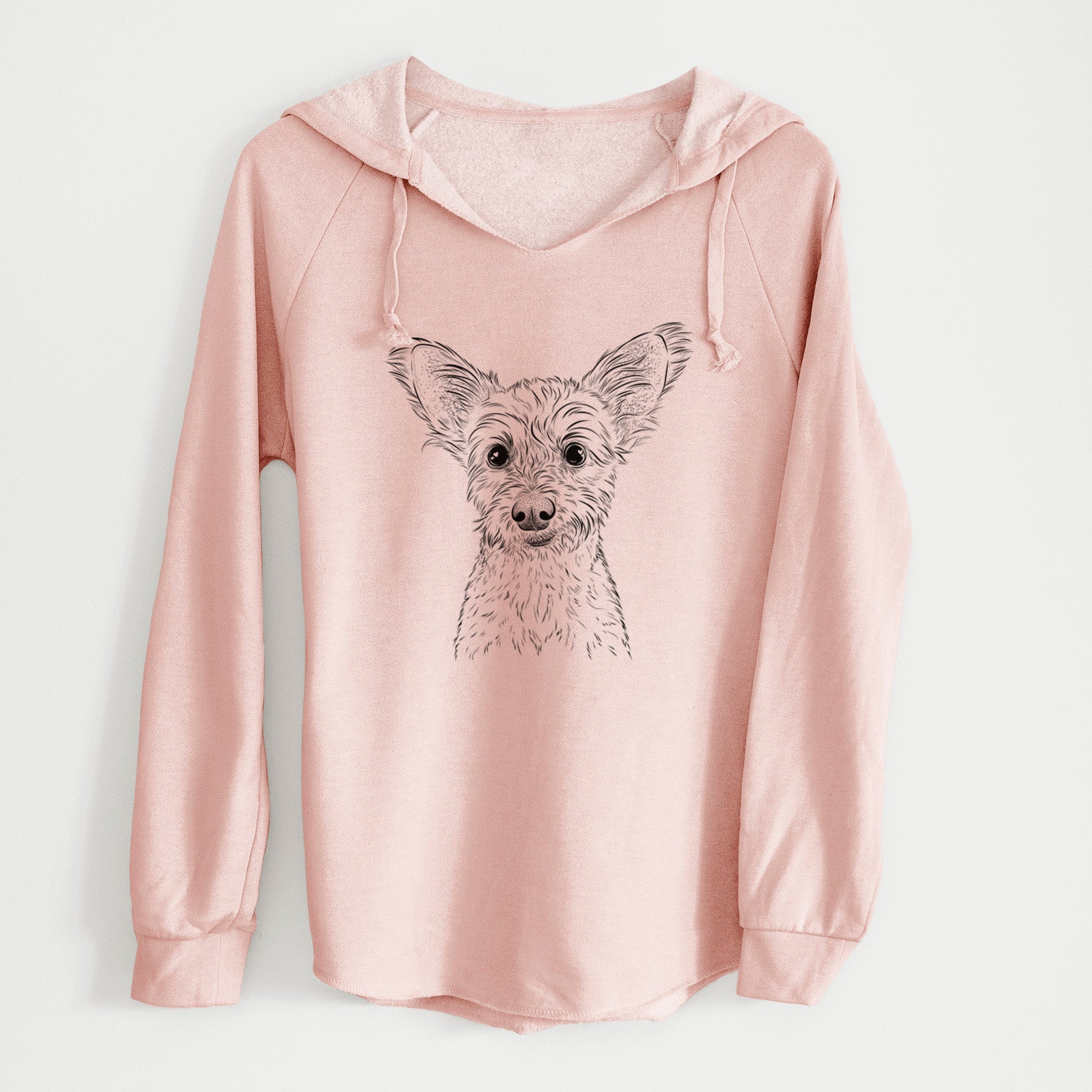 Bare Heidi the Schnauzer Mix - Cali Wave Hooded Sweatshirt