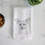 Heidi the Schnauzer Mix Decorative Hand Towel