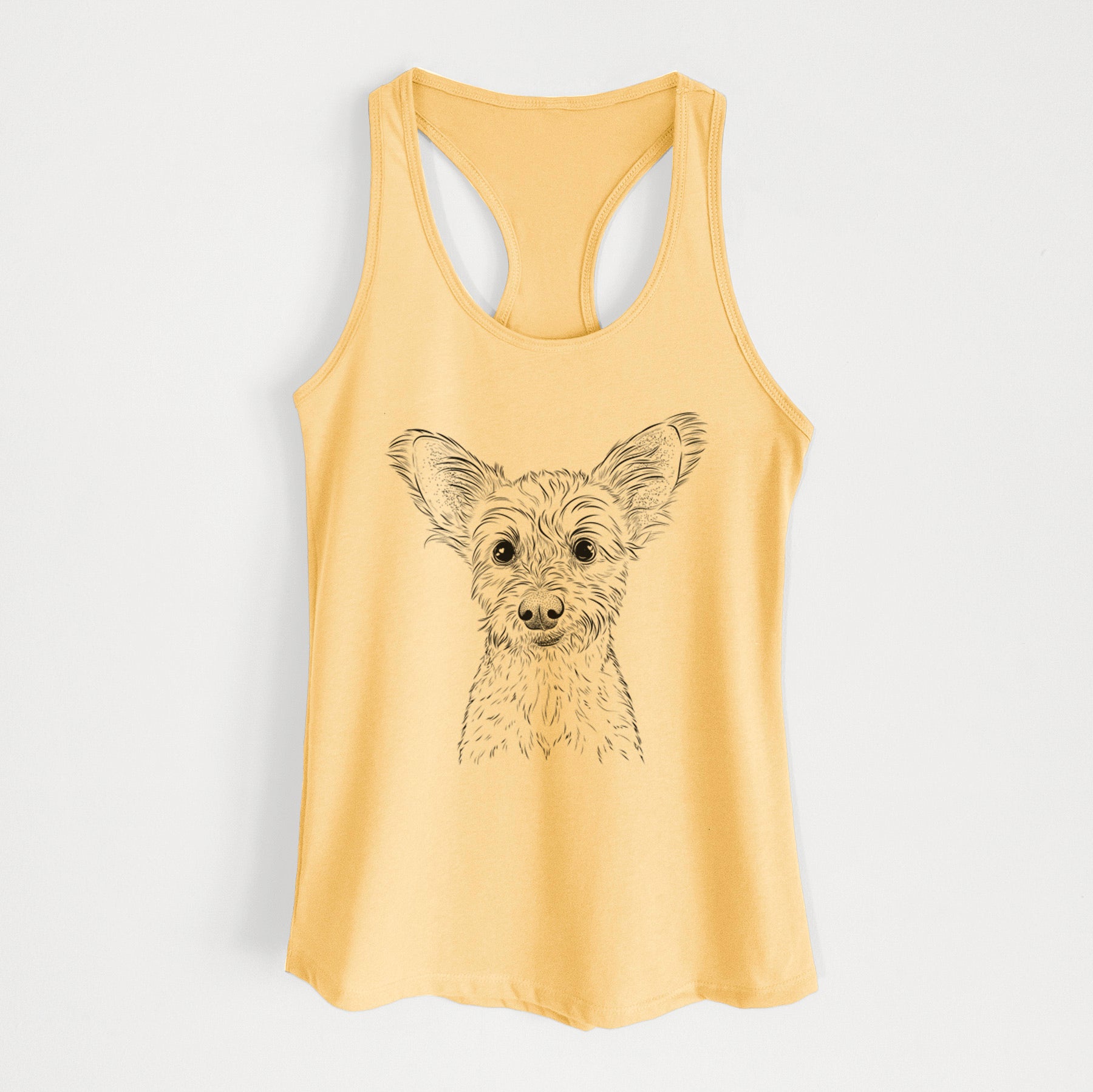 Heidi the Schnauzer Mix - Women's Racerback Tanktop