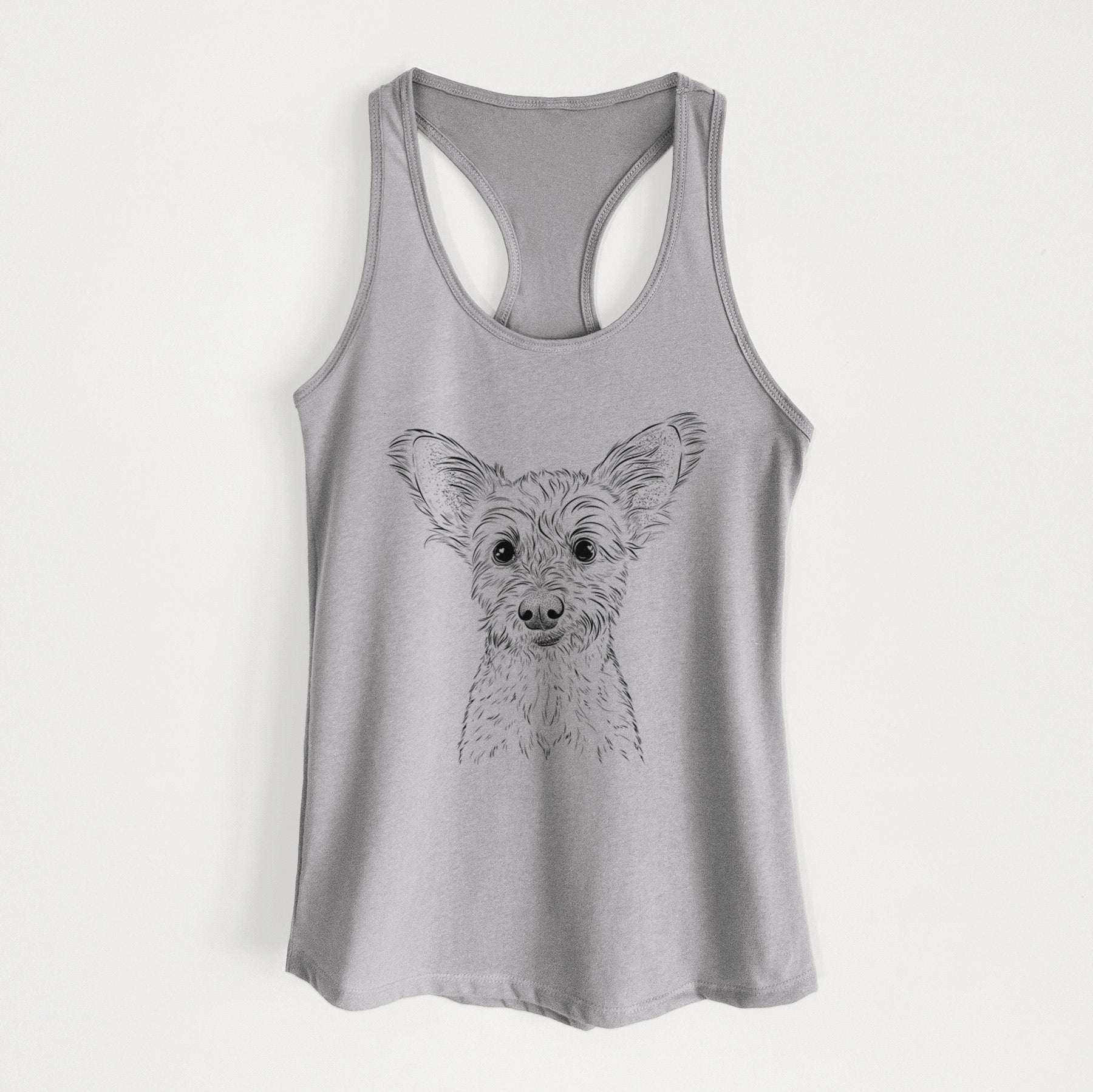 Heidi the Schnauzer Mix - Women's Racerback Tanktop