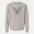 Bare Heidi the Schnauzer Mix - Unisex Pigment Dyed Crew Sweatshirt