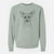 Bare Heidi the Schnauzer Mix - Unisex Pigment Dyed Crew Sweatshirt