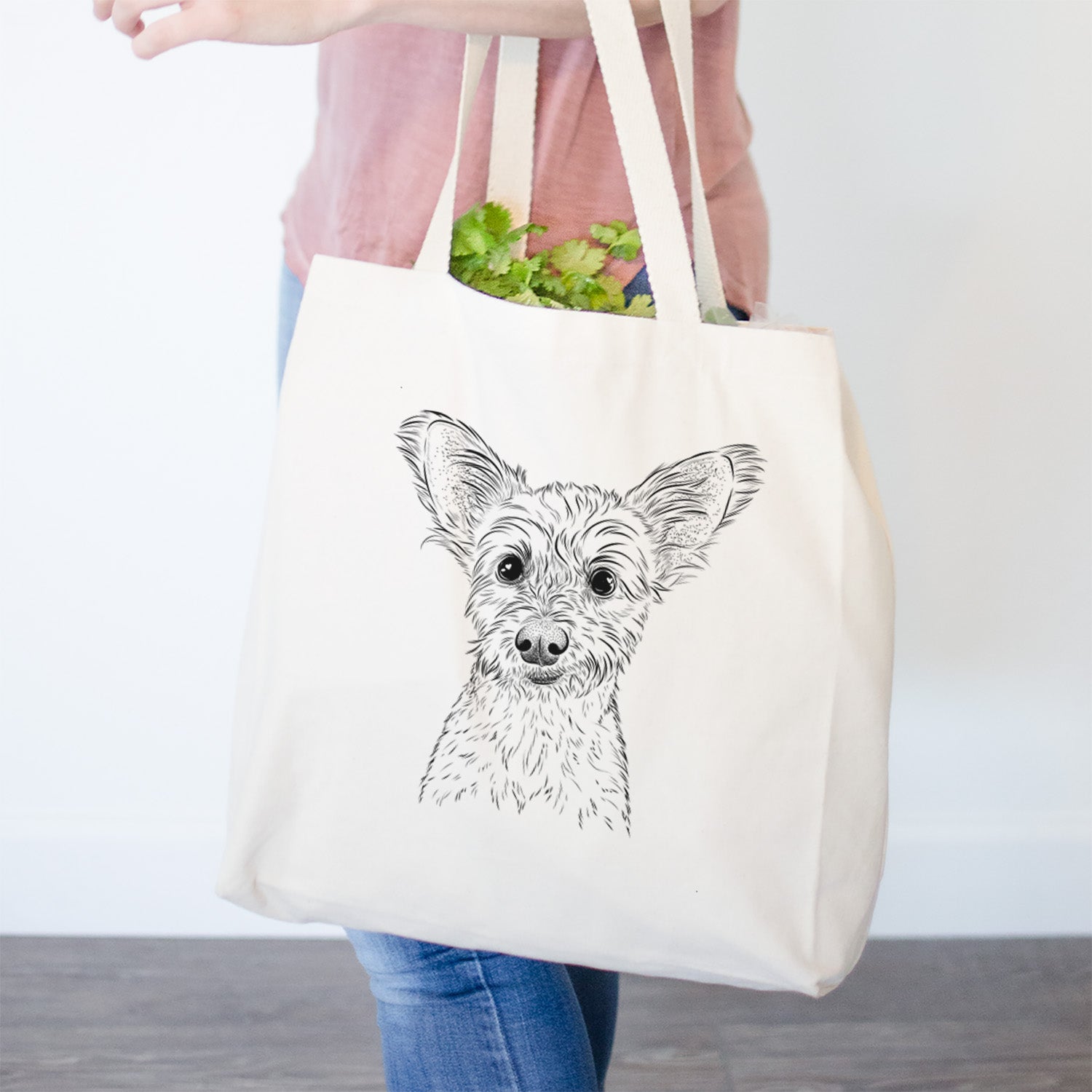 Heidi the Schnauzer Mix - Tote Bag