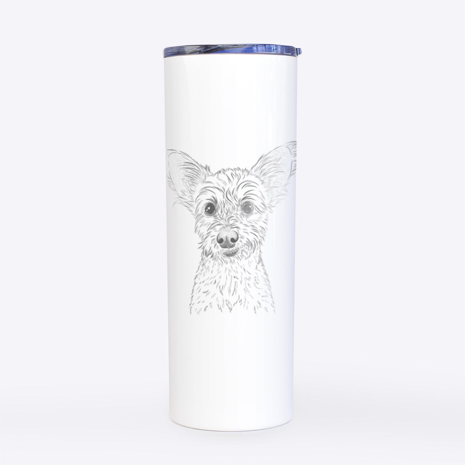 Heidi the Schnauzer Mix - 20oz Skinny Tumbler