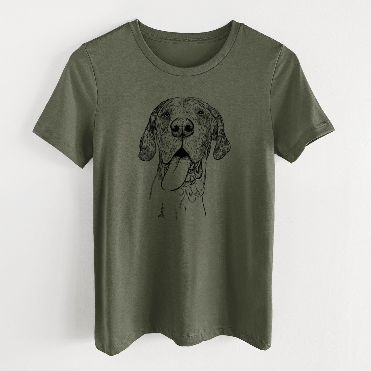 Bare Hennessey the Great Dane - Women's Lightweight Relaxed Fit 100% Cotton Crewneck