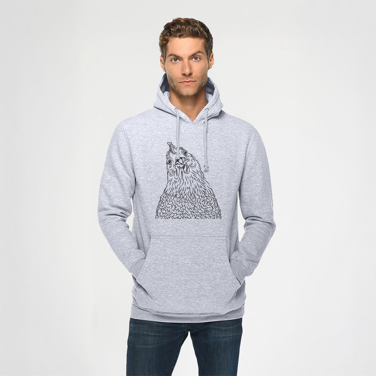 Henrietta the Chicken- Heavyweight Fleece Hoodie
