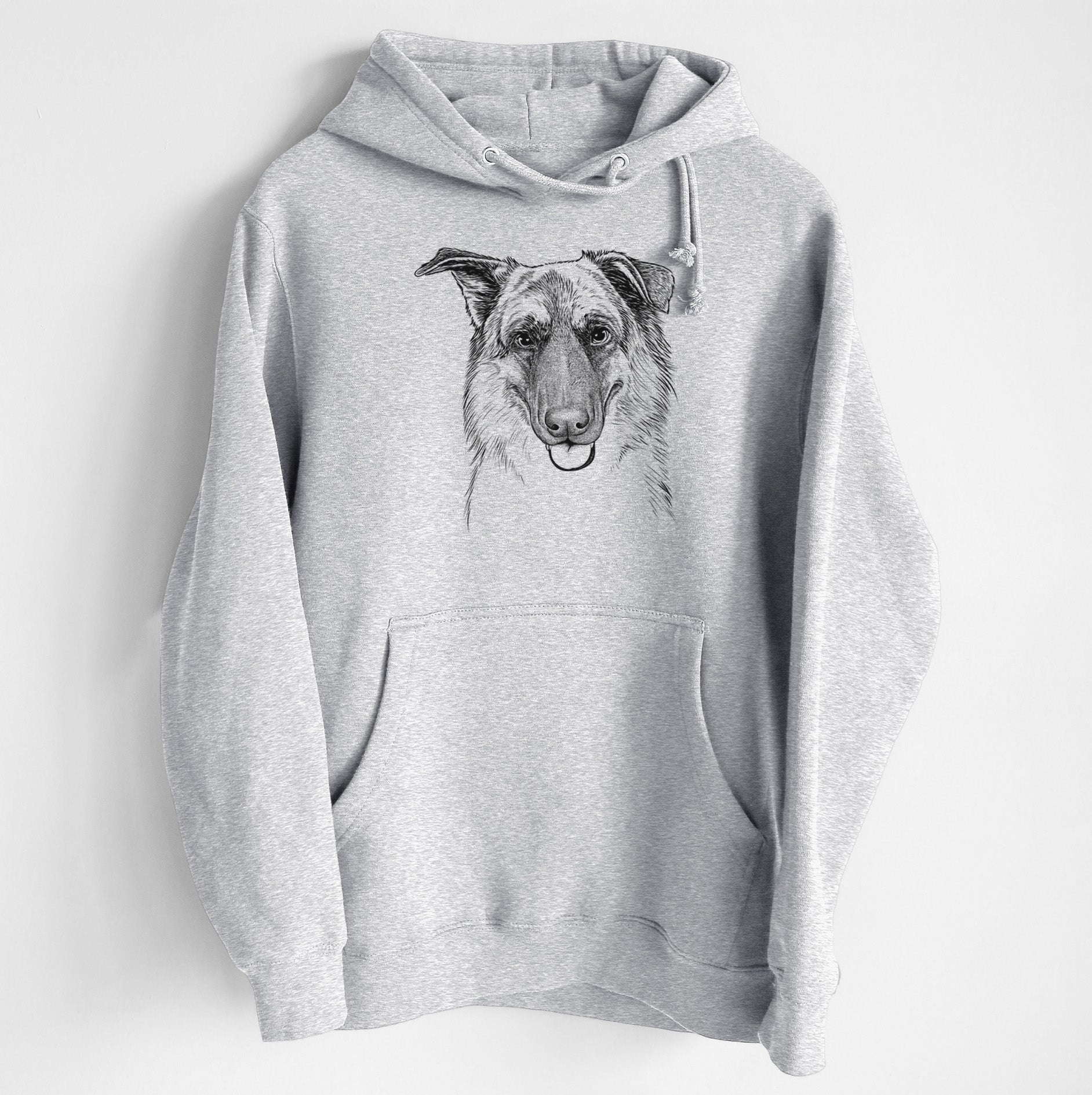 Henry the German Shepherd- Heavyweight Fleece Hoodie