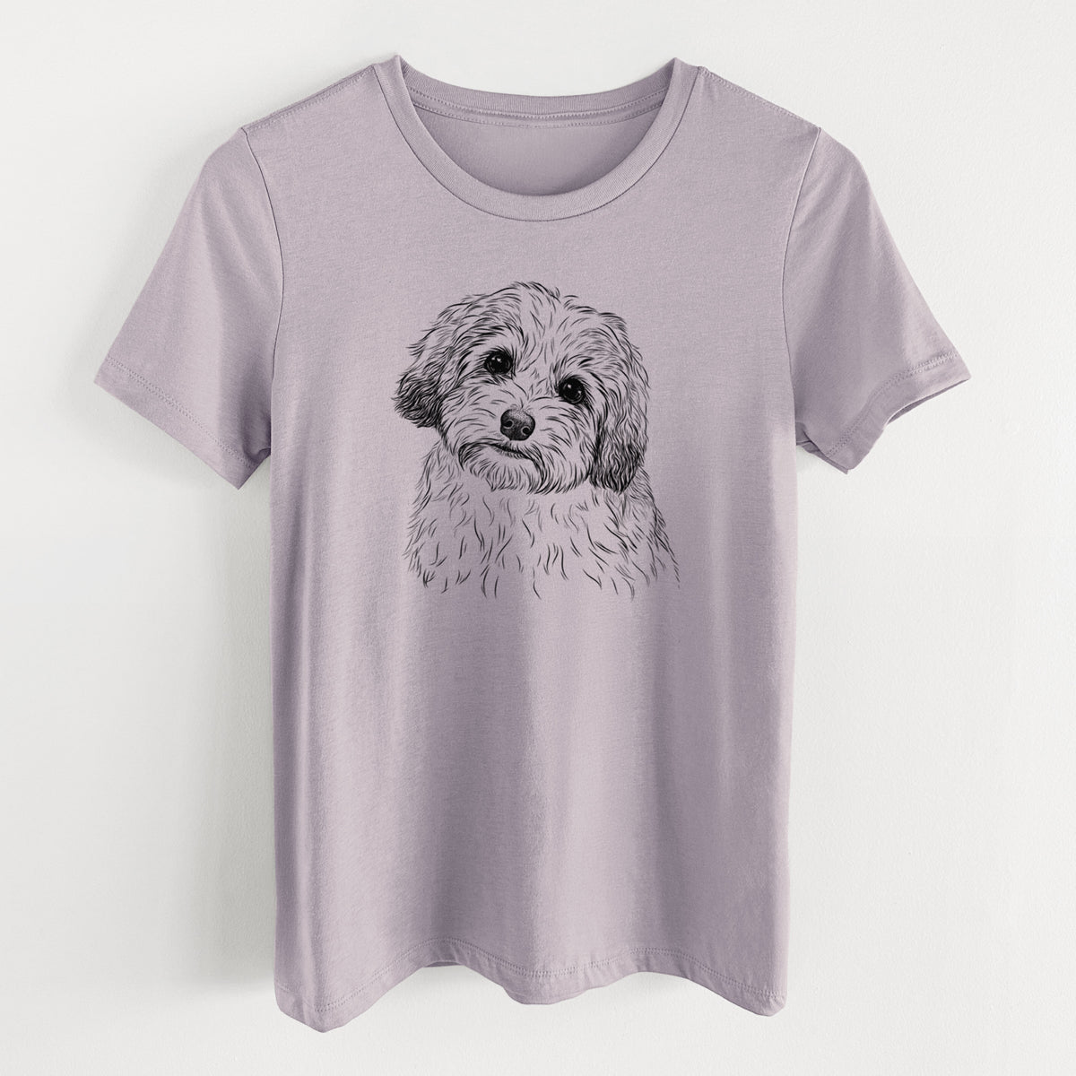 Bare Henry the Havanese - Women&#39;s Lightweight Relaxed Fit 100% Cotton Crewneck