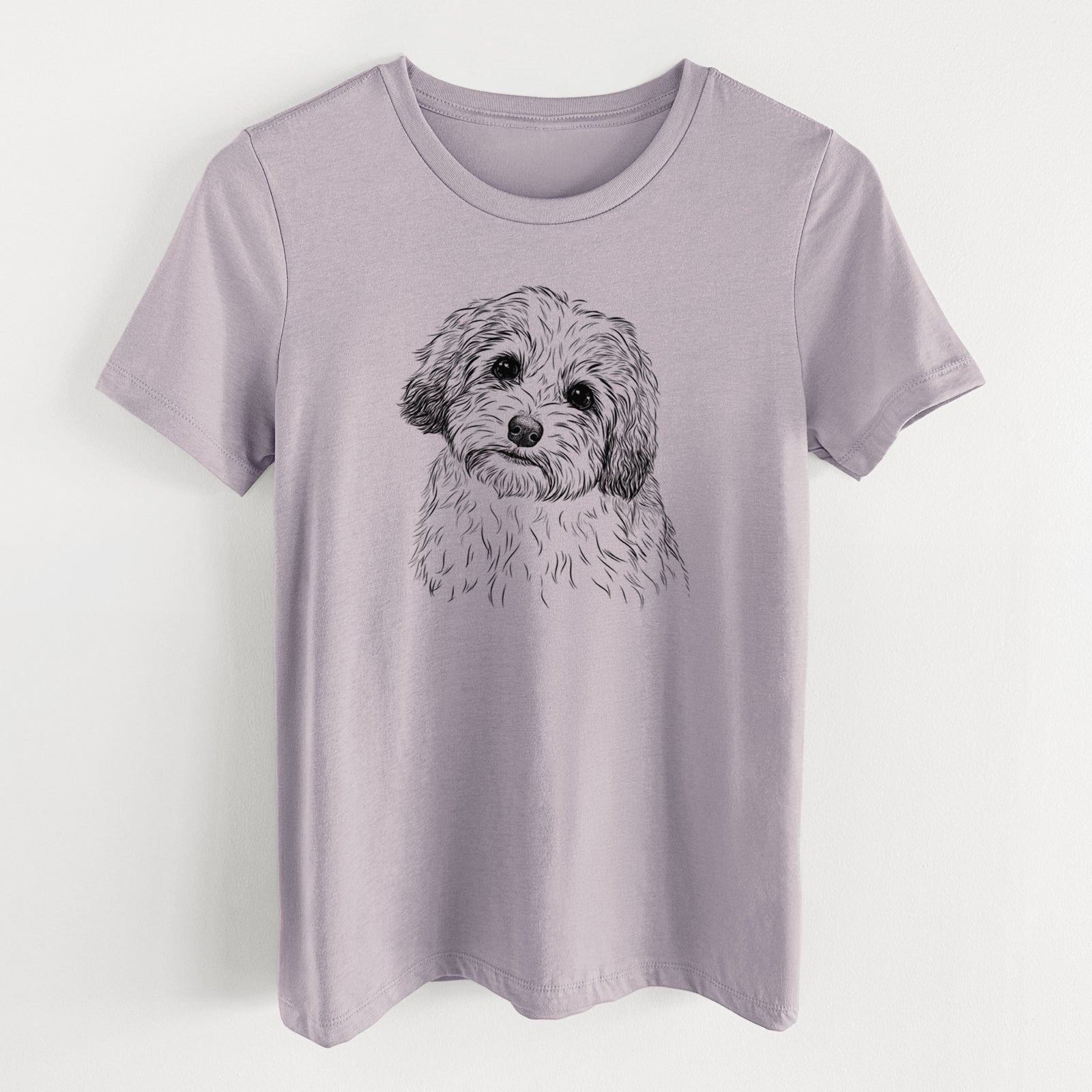 Bare Henry the Havanese - Women's Lightweight Relaxed Fit 100% Cotton Crewneck