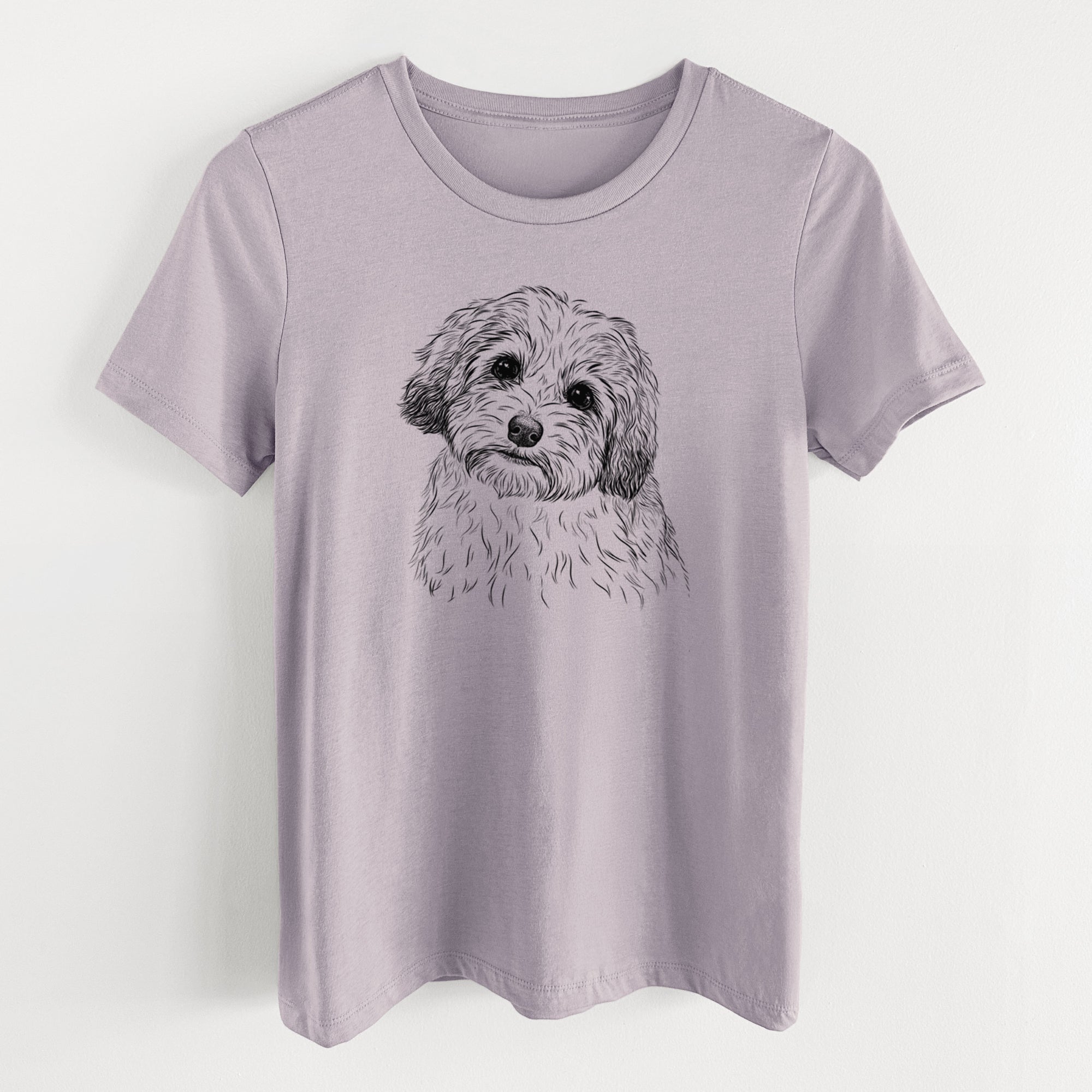 Bare Henry the Havanese - Women's Lightweight Relaxed Fit 100% Cotton Crewneck