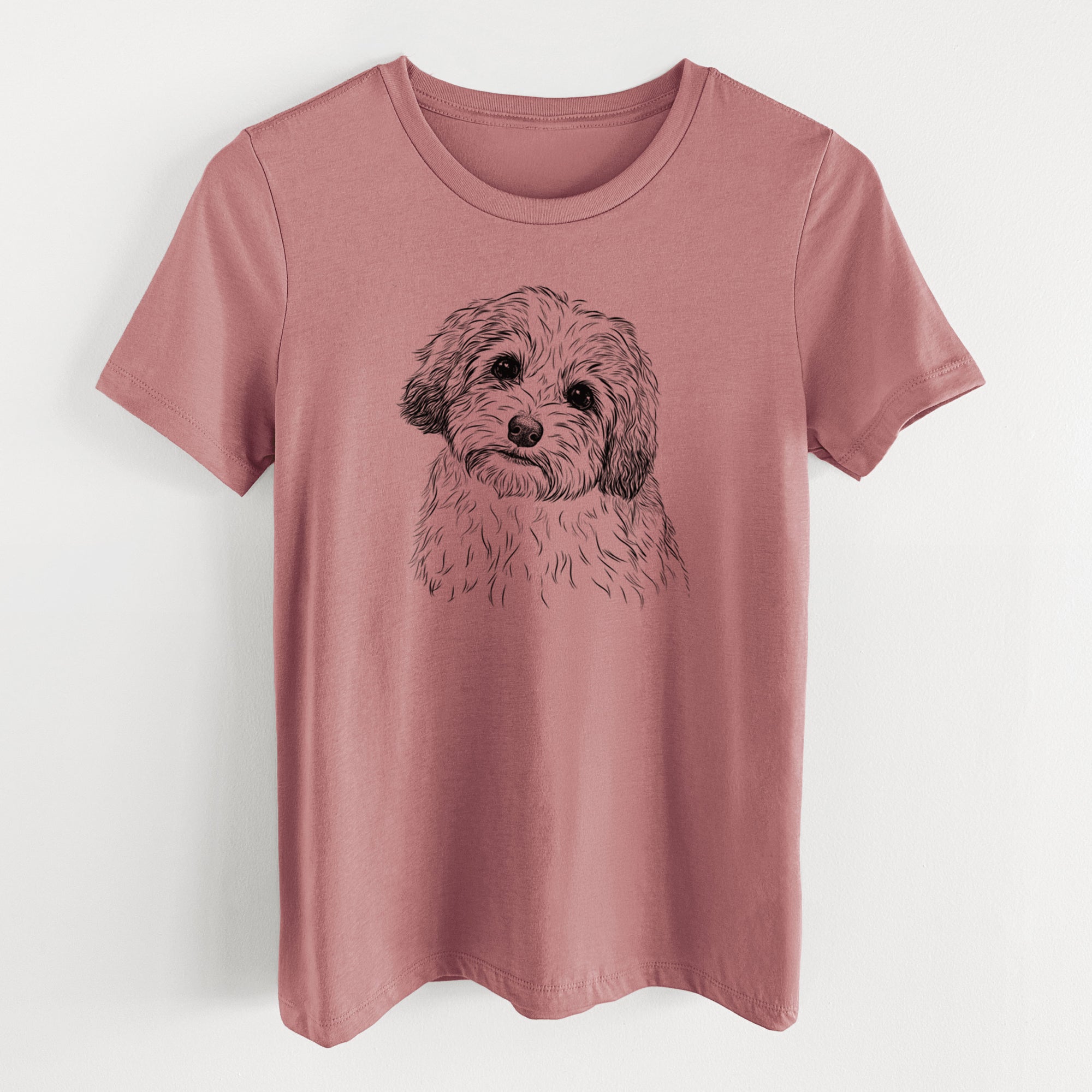 Bare Henry the Havanese - Women's Lightweight Relaxed Fit 100% Cotton Crewneck