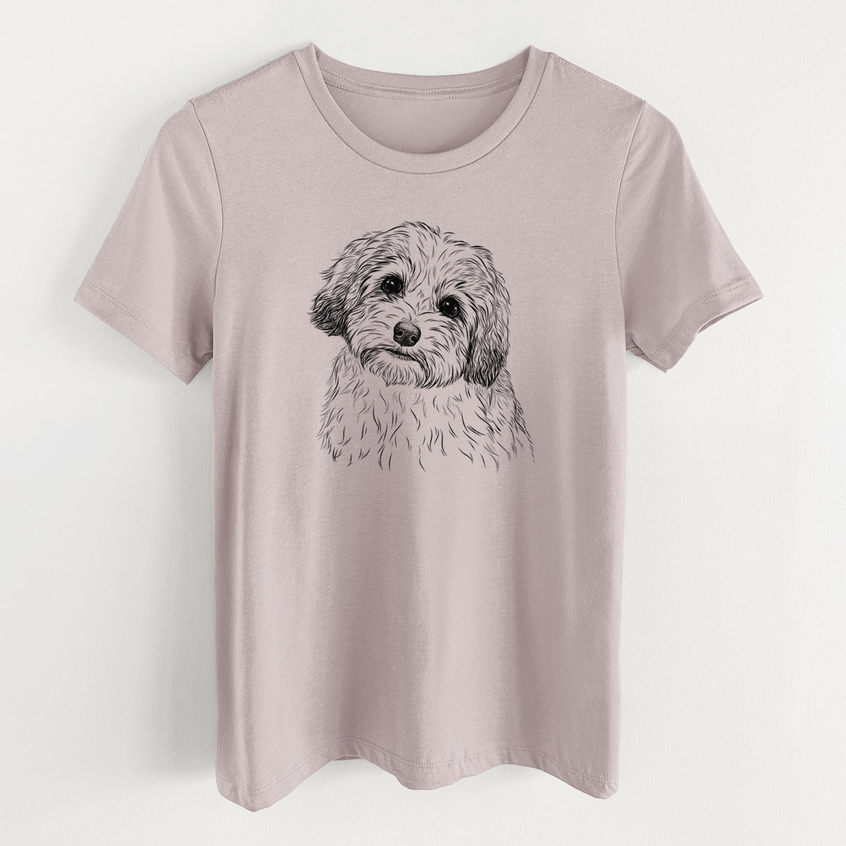Bare Henry the Havanese - Women's Lightweight Relaxed Fit 100% Cotton Crewneck