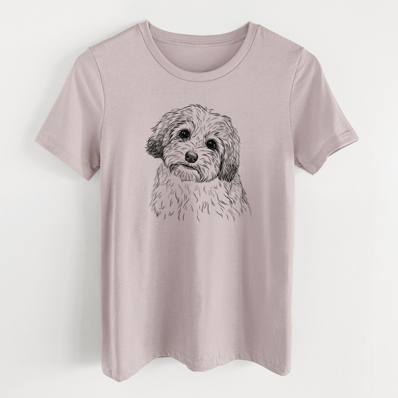 Bare Henry the Havanese - Women's Lightweight Relaxed Fit 100% Cotton Crewneck