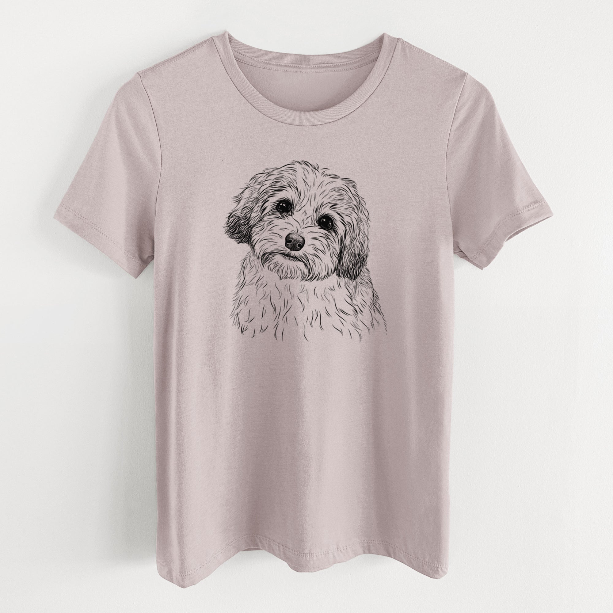 Bare Henry the Havanese - Women's Lightweight Relaxed Fit 100% Cotton Crewneck