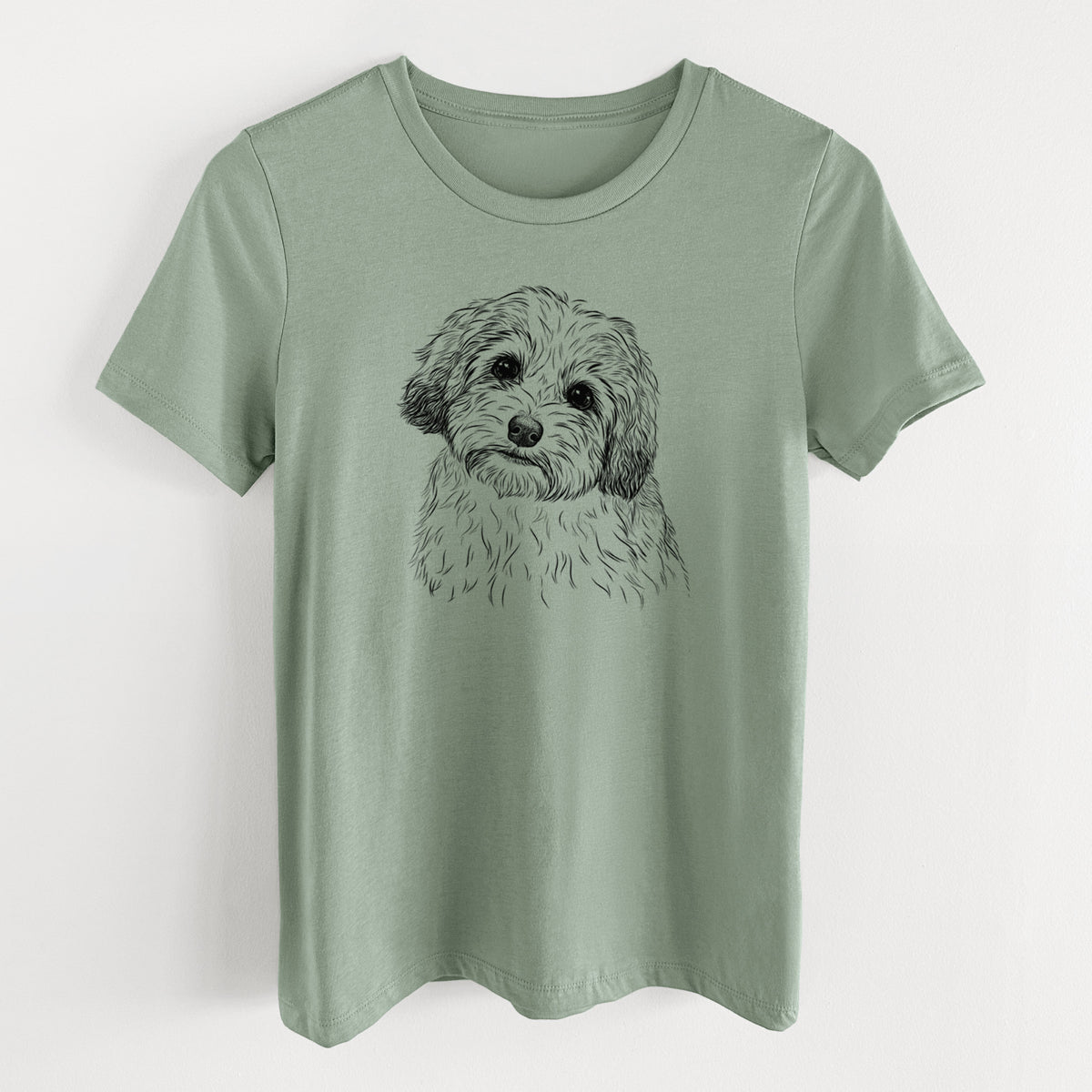 Bare Henry the Havanese - Women's Lightweight Relaxed Fit 100% Cotton Crewneck