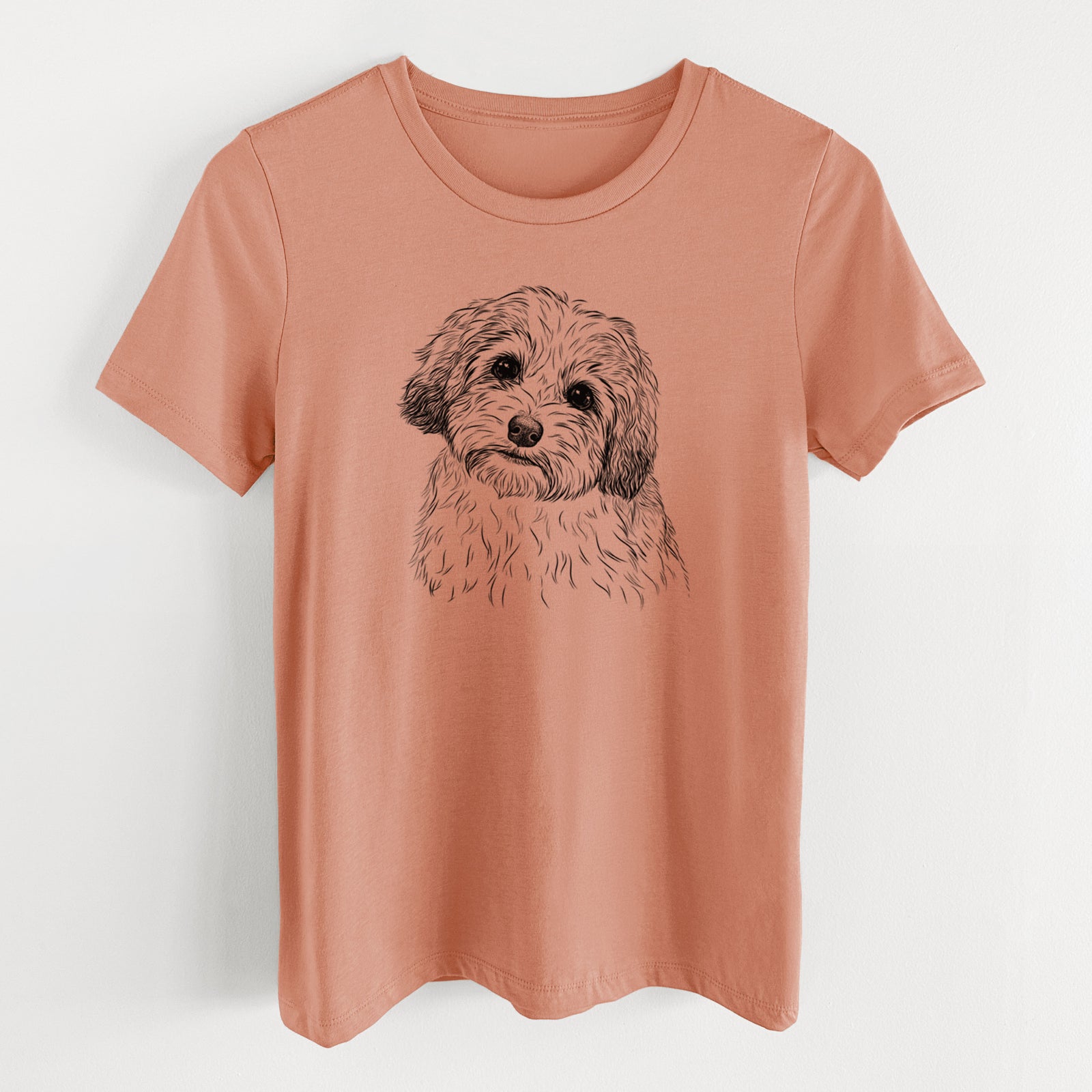 Bare Henry the Havanese - Women's Lightweight Relaxed Fit 100% Cotton Crewneck