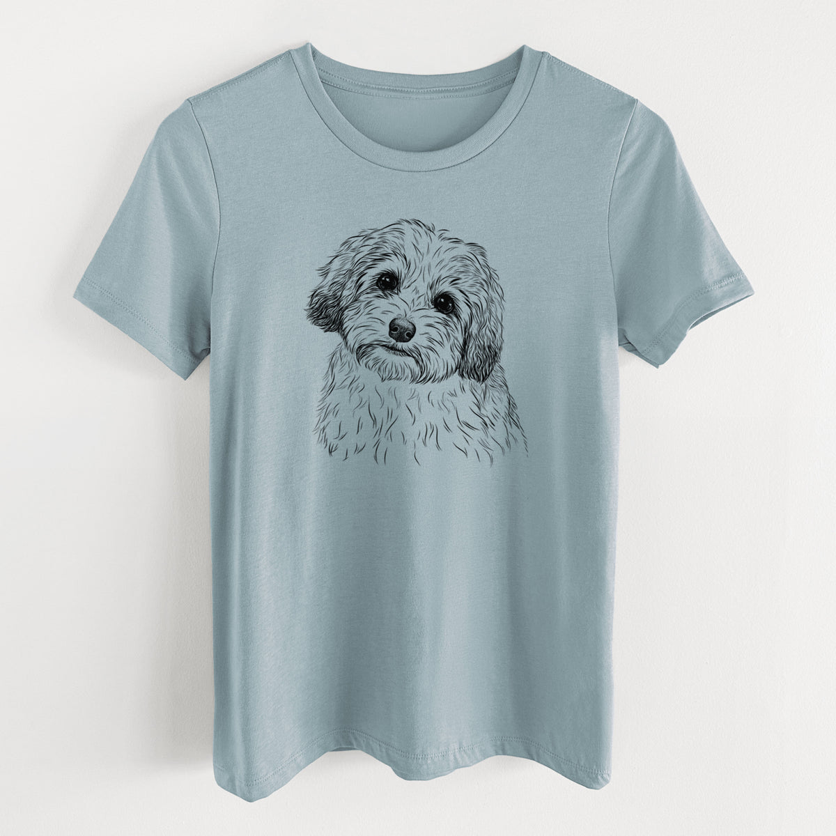 Bare Henry the Havanese - Women's Lightweight Relaxed Fit 100% Cotton Crewneck