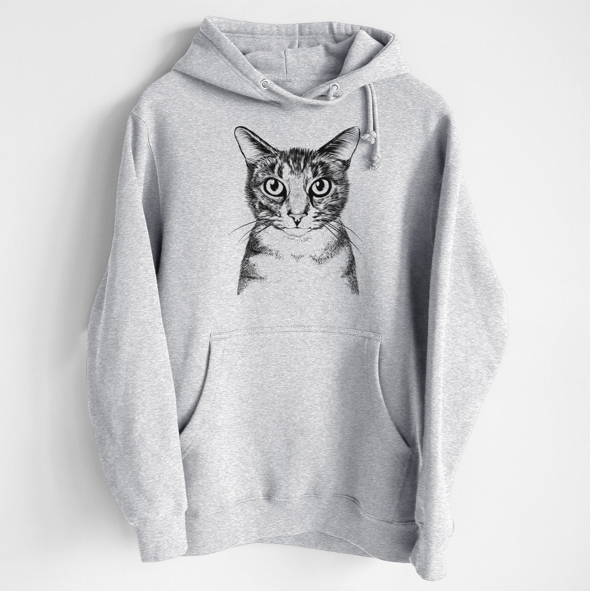 Hobbes the Tabby Cat- Heavyweight Fleece Hoodie