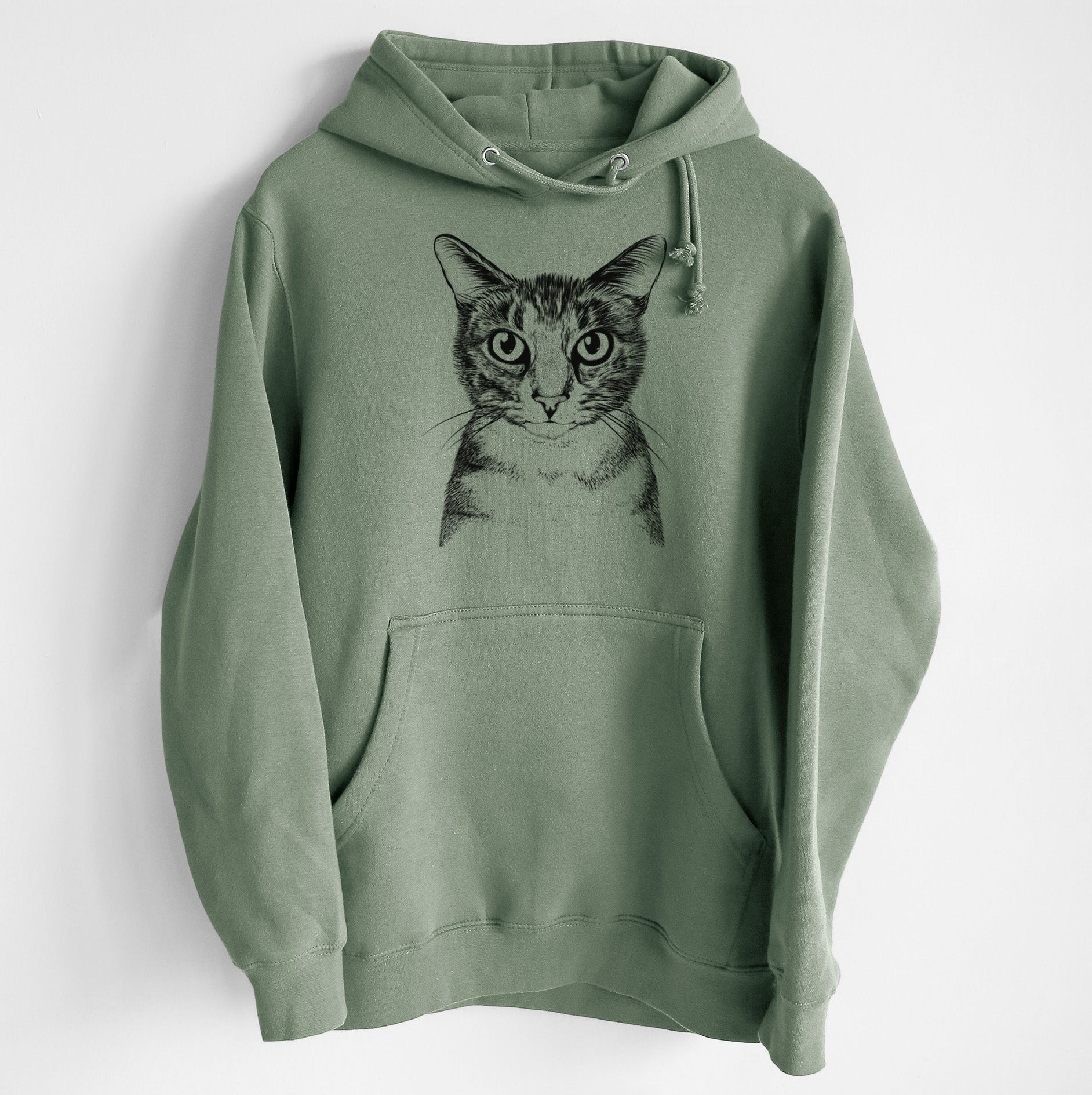Hobbes the Tabby Cat- Heavyweight Fleece Hoodie