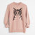 Bare Hobbes the Tabby Cat - Unisex Pigment Dyed Crew Sweatshirt